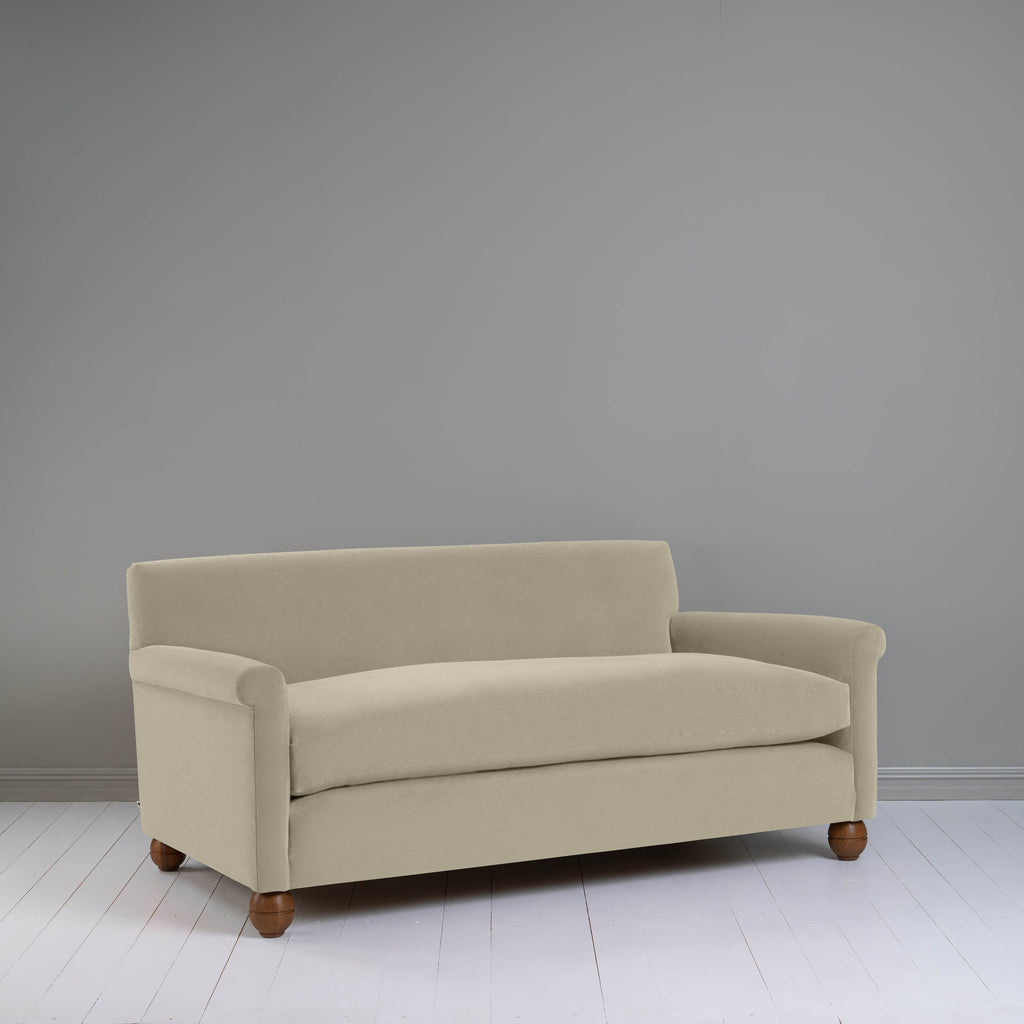 Idler 3 Seater Sofa in Intelligent Velvet Moonstone - Nicola Harding