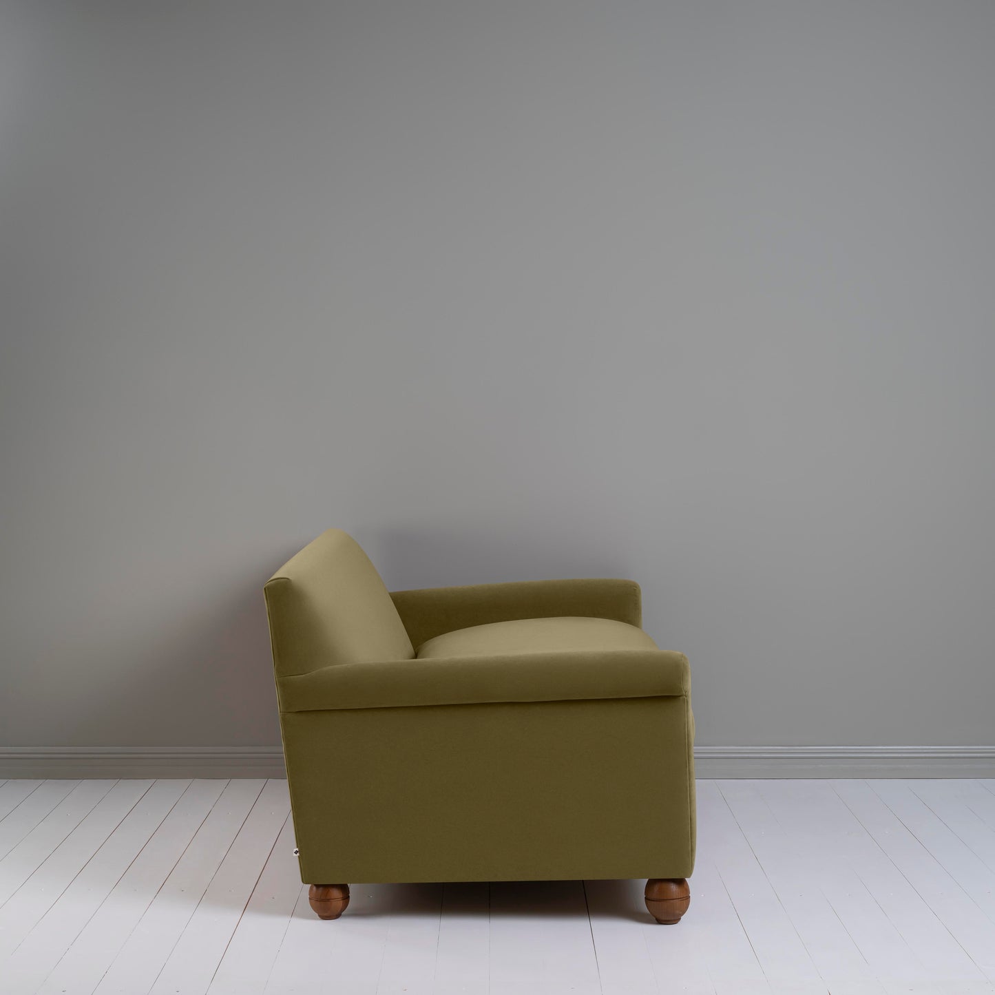 Idler 4 seater sofa in Intelligent Velvet Sepia