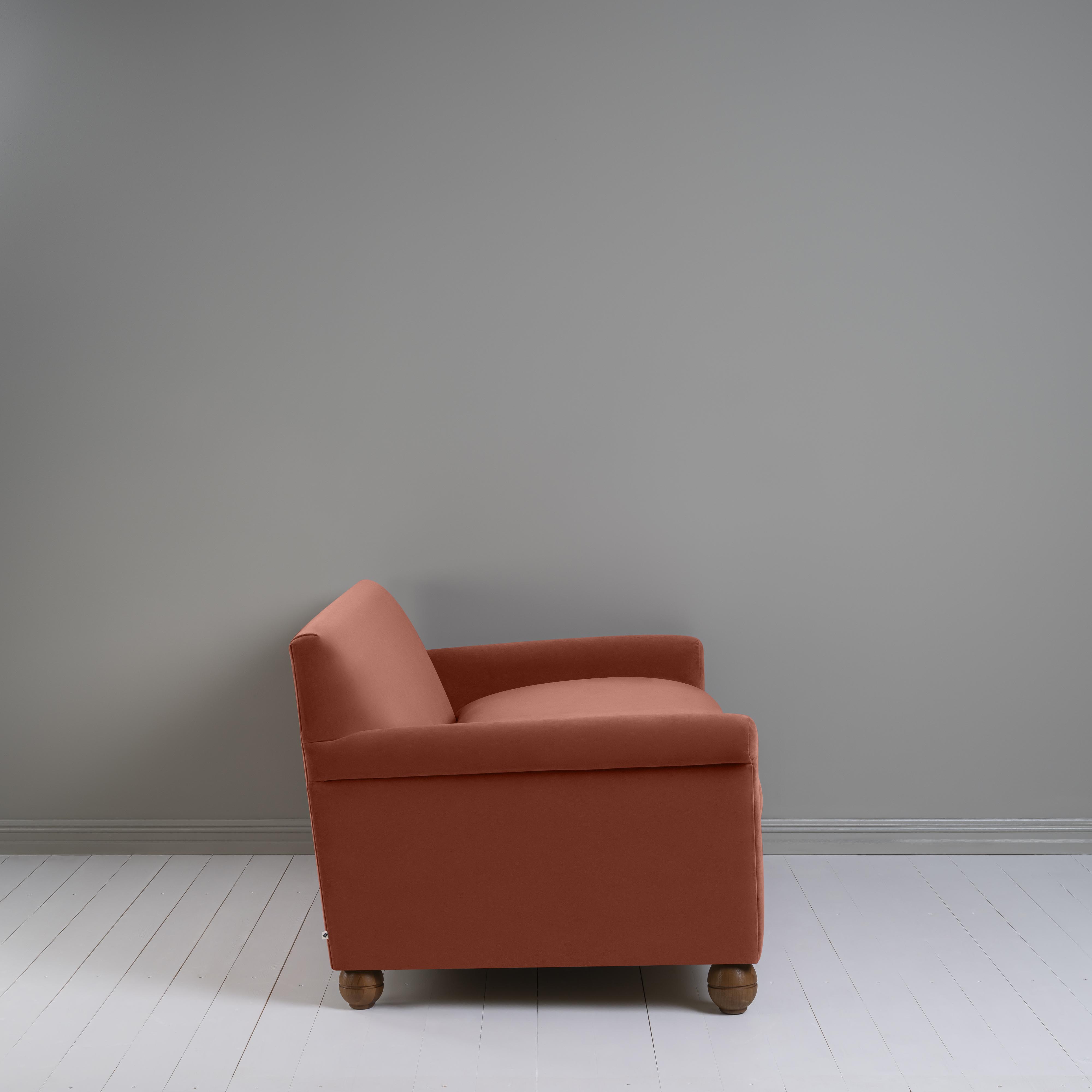 Idler 4 seater sofa in Intelligent Velvet Sienna 