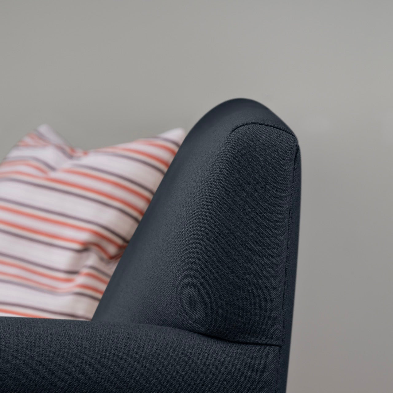 Design Closeup of Black 3 Seater Sofa - By NiX