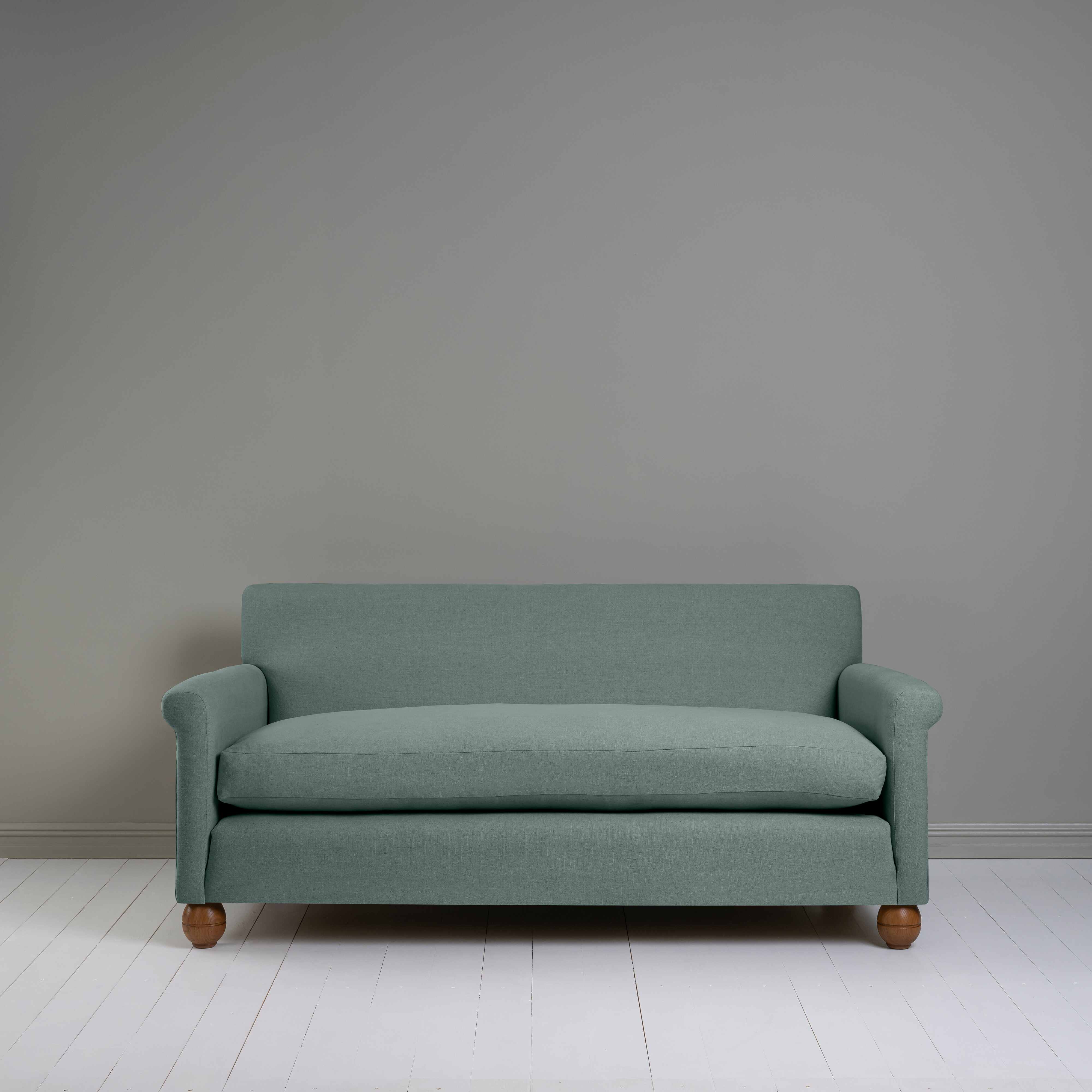 Front View of 3 Seater Sofa in Blue(Mineral) - By NiX