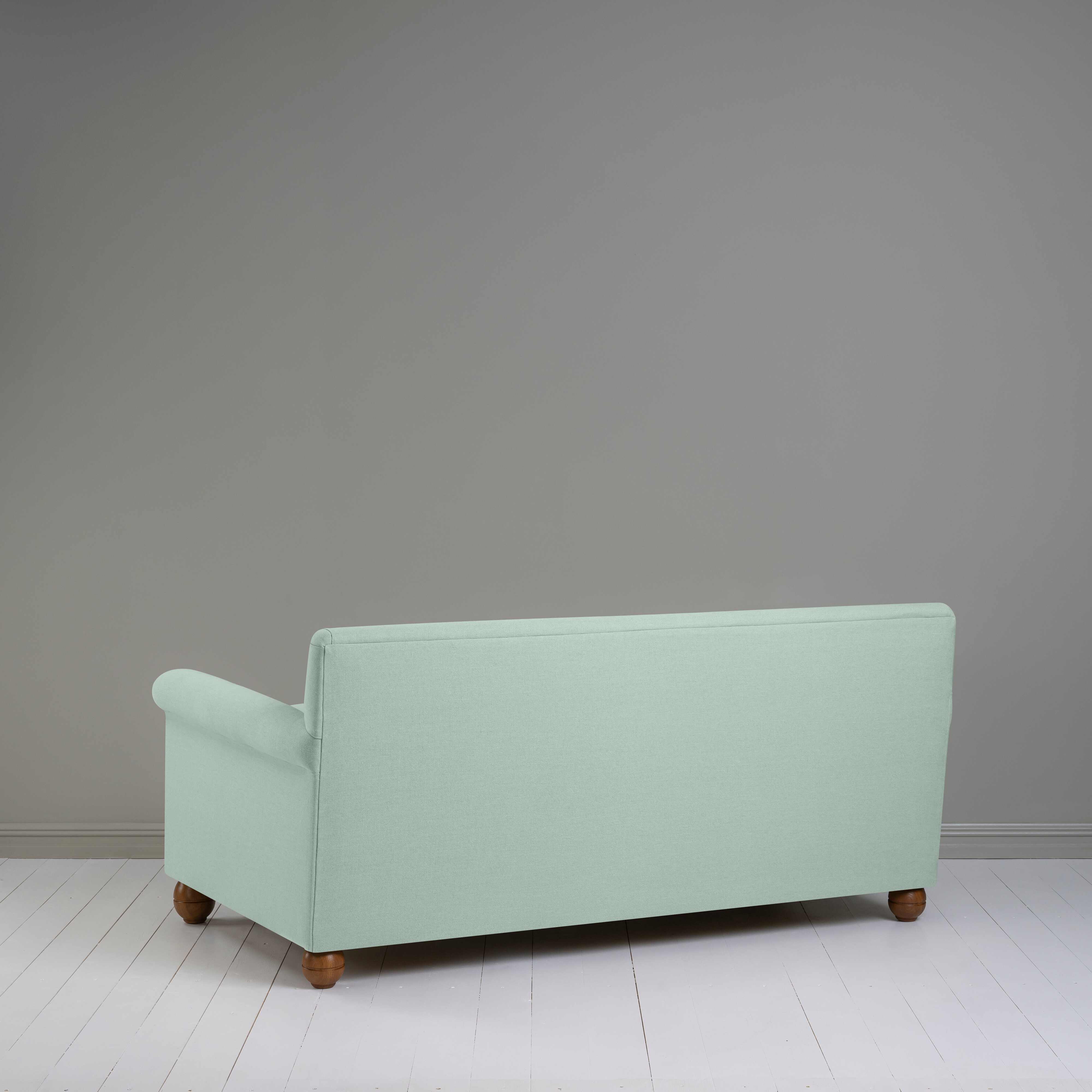 Back View of 3 Seater Sofa in Sky Blue Color - Nicola Harding & Co.
