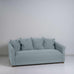 image of More the Merrier 3 Seater Sofa in Laidback Linen Cerulean