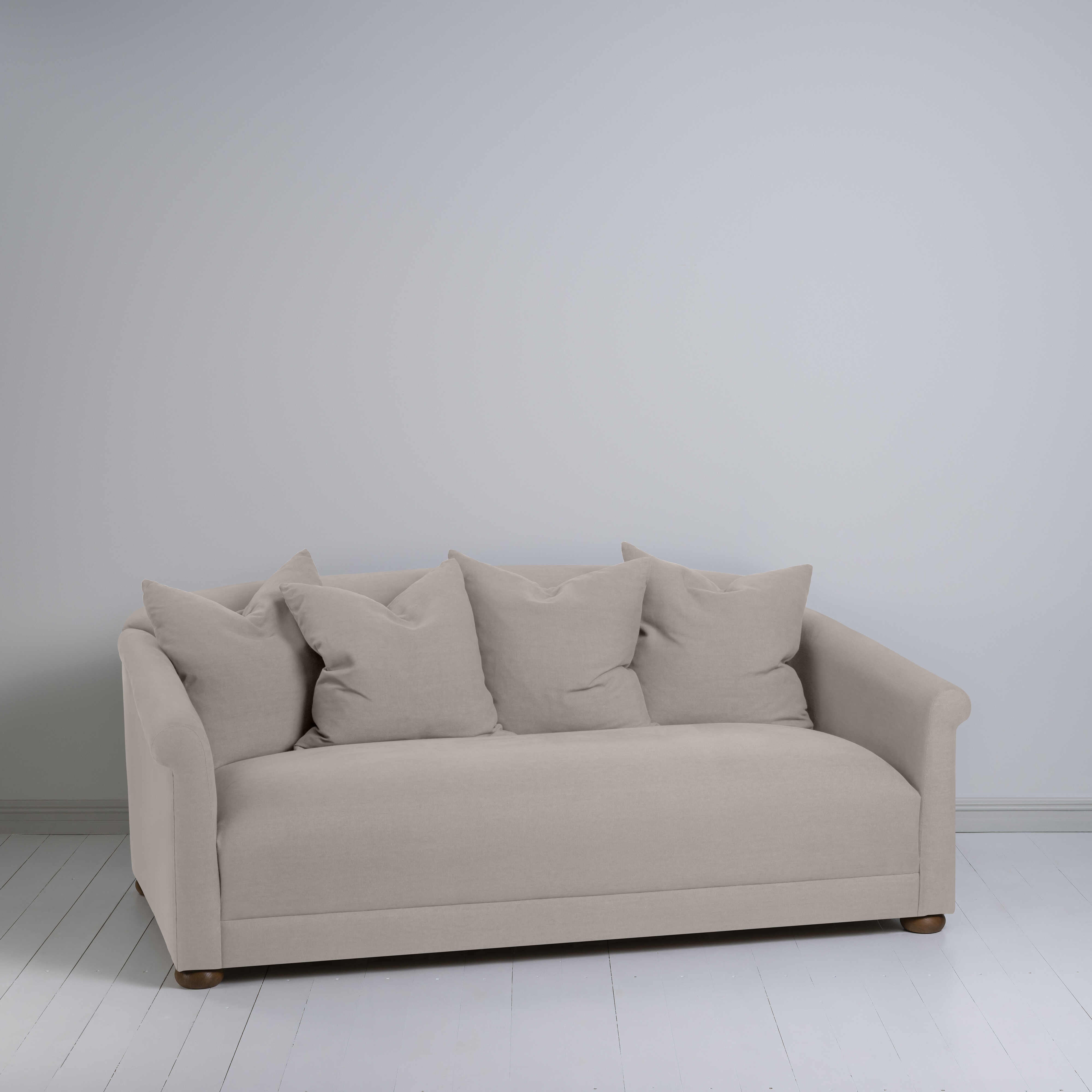  More the Merrier 3 Seater Sofa in Laidback Linen Pearl Grey 