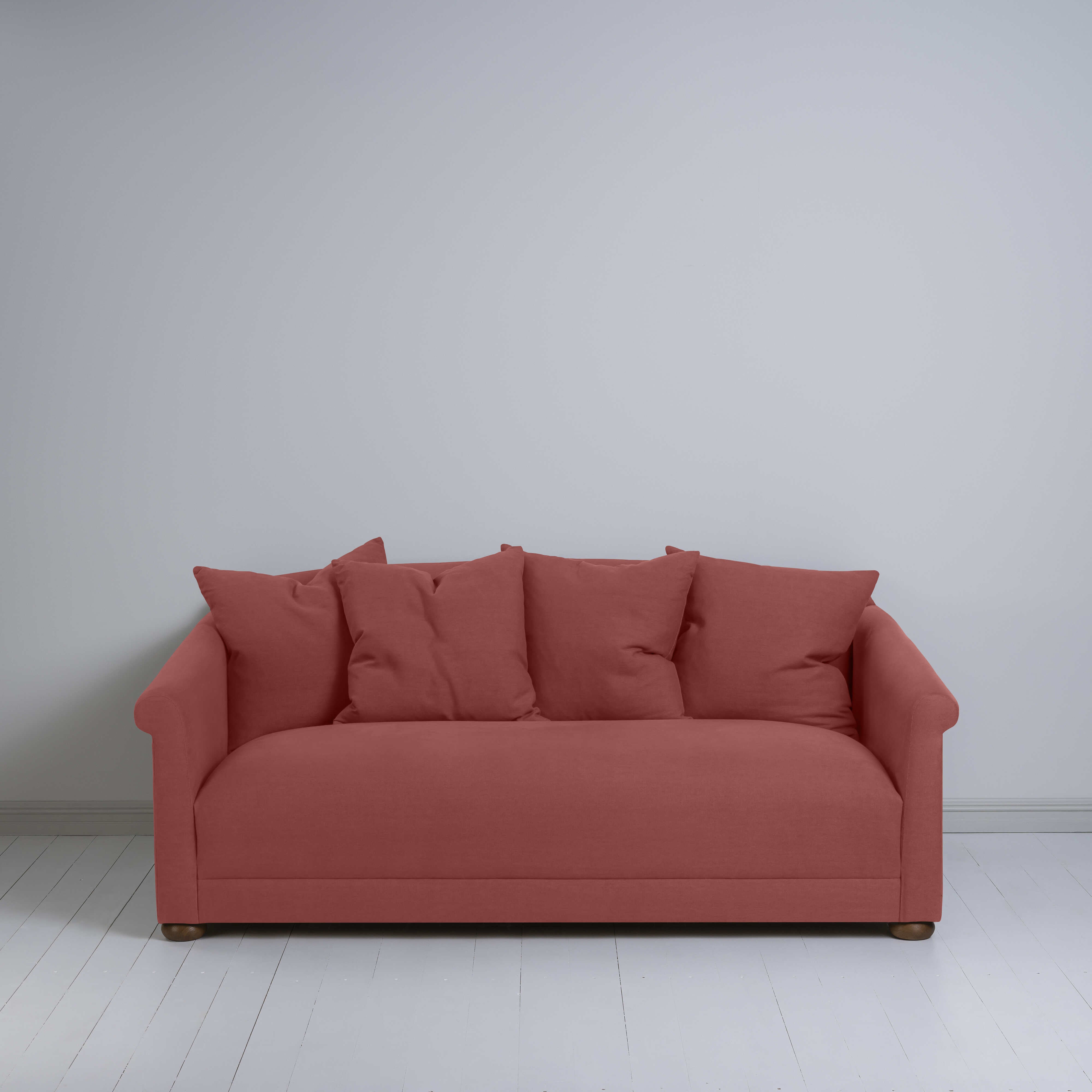  More the Merrier 3 Seater Sofa in Laidback Linen Rouge 