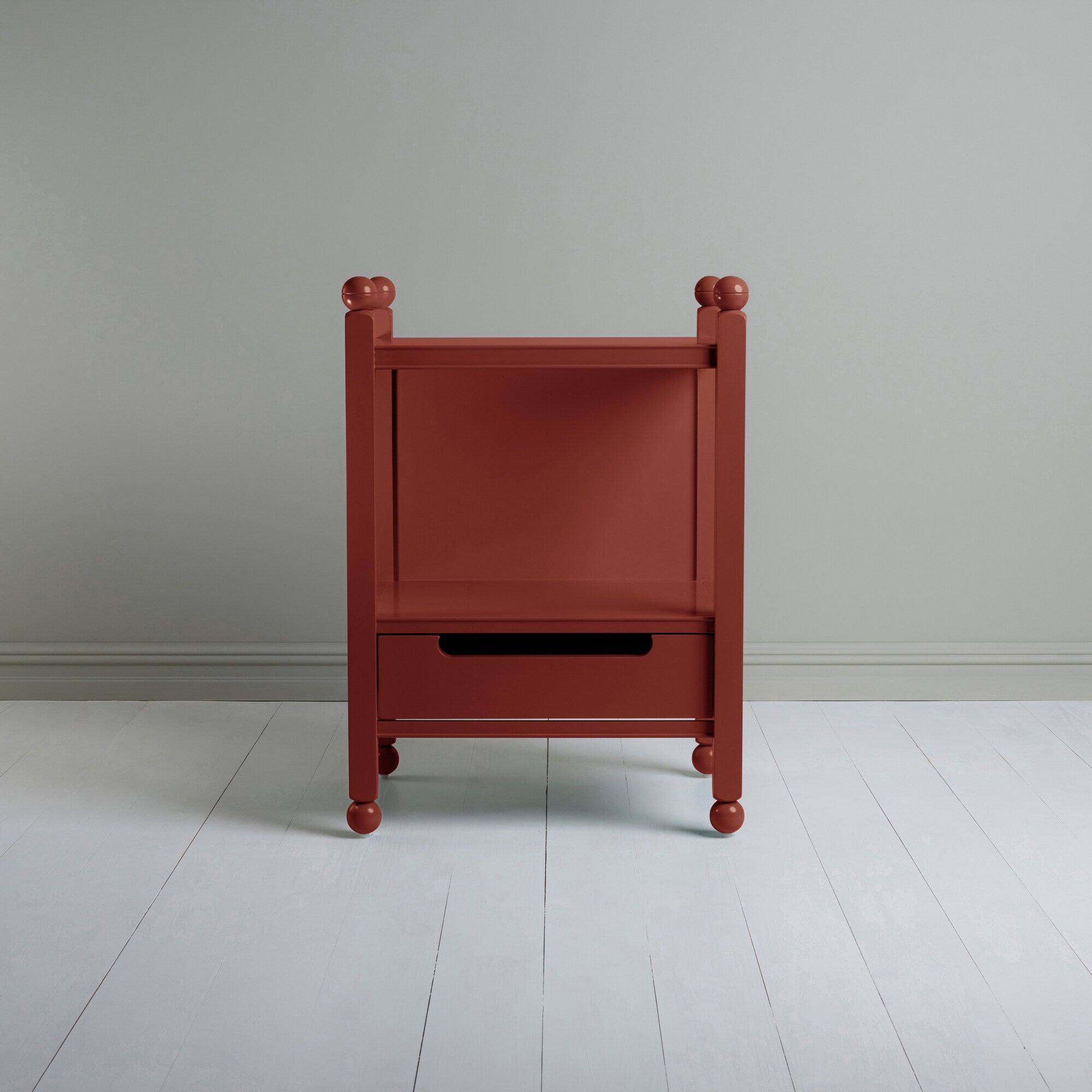 Slumber Bedside Table, Berry Red