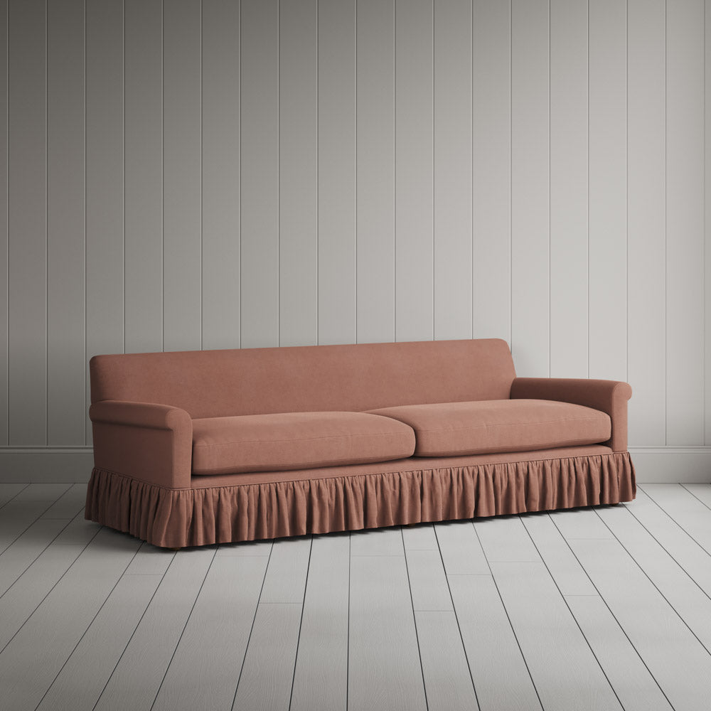 Curtain Call 4 Seater Sofa in Laidback Linen Roseberry