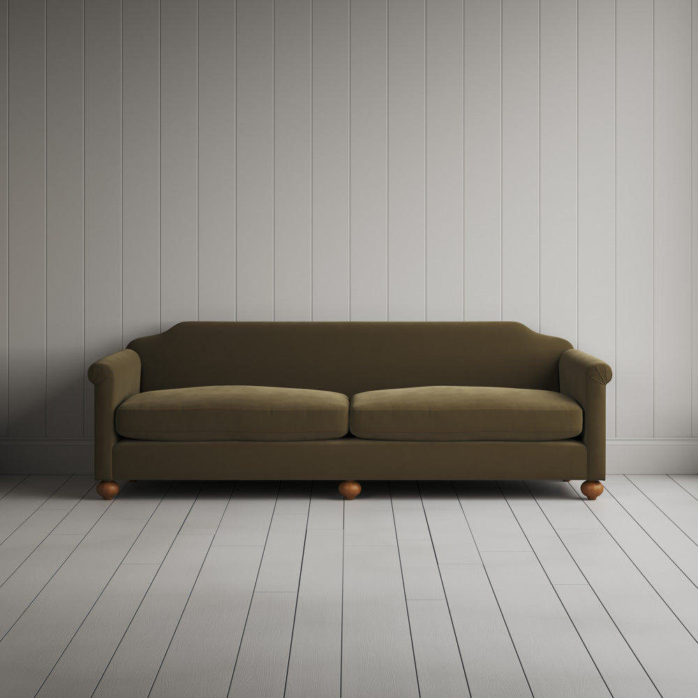 Dolittle 4 seater Sofa in Intelligent Velvet Sepia