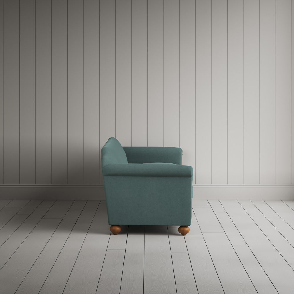 Side Profile of Dolittle 4 seater Sofa in Laidback Linen Mineral