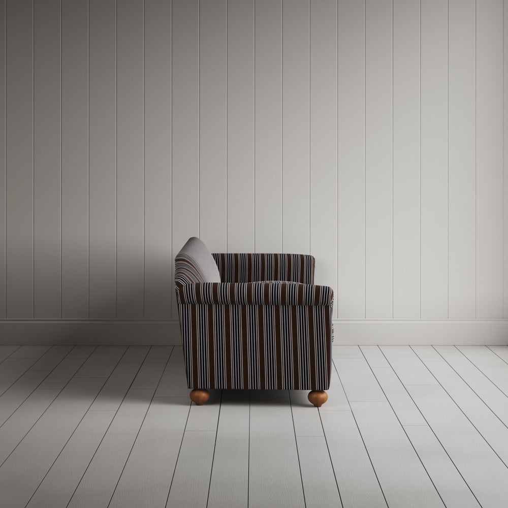 Dolittle 4 Seater Sofa in Regatta Cotton, Charcoal