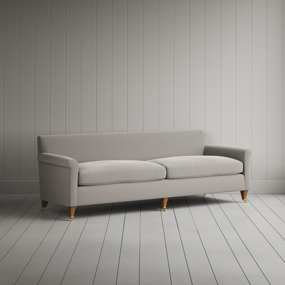 Idler 4 seater sofa in Intelligent Velvet Moonstone