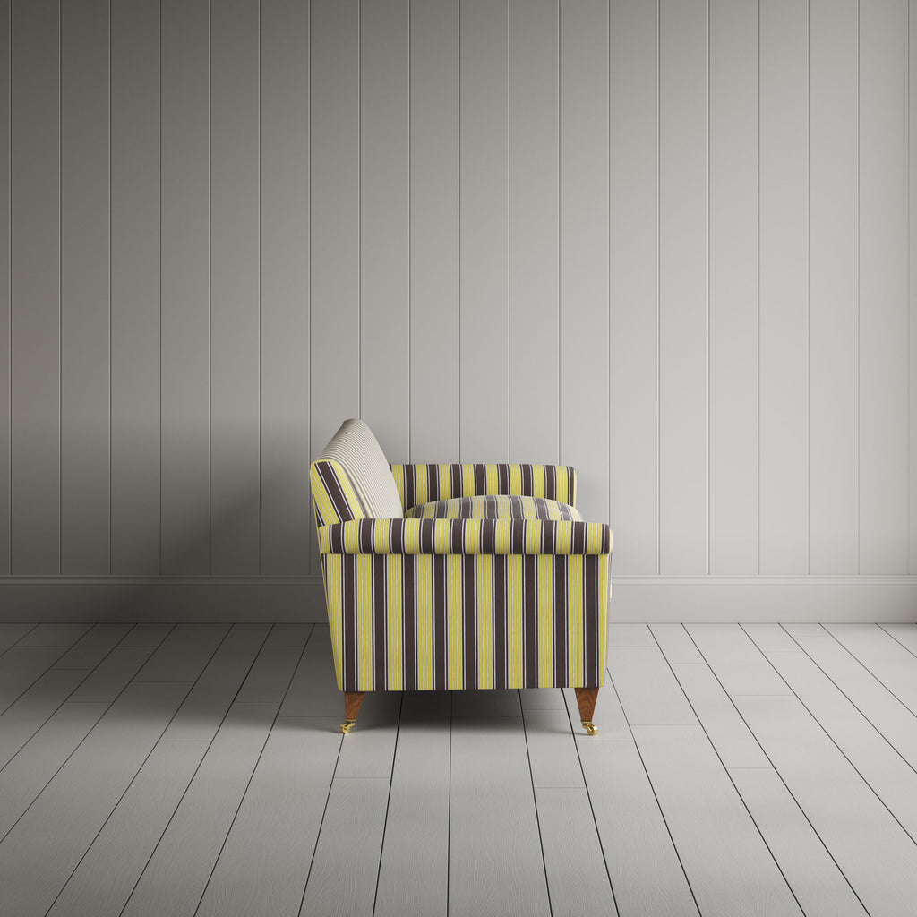 Idler 4 Seater Sofa in Regatta Cotton, Custard