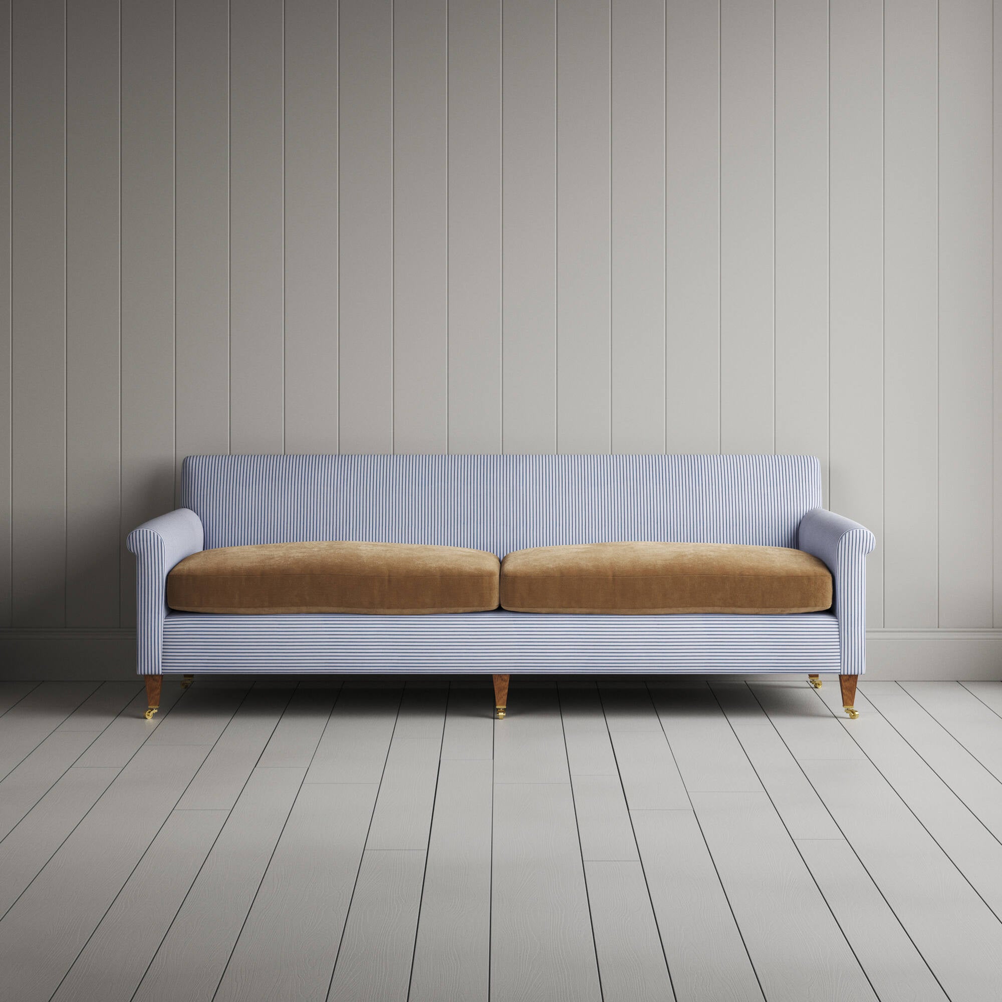 Front view of the Idler 4 seater sofa by NiX