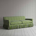 image of Curtain Call 4 Seater Sofa in Colonnade Cotton, Green and Wine