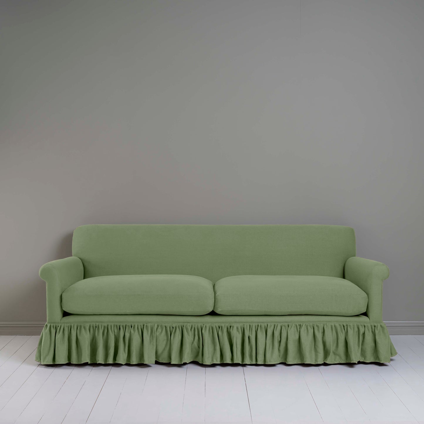 Curtain Call 4 Seater Sofa in Laidback Linen Moss