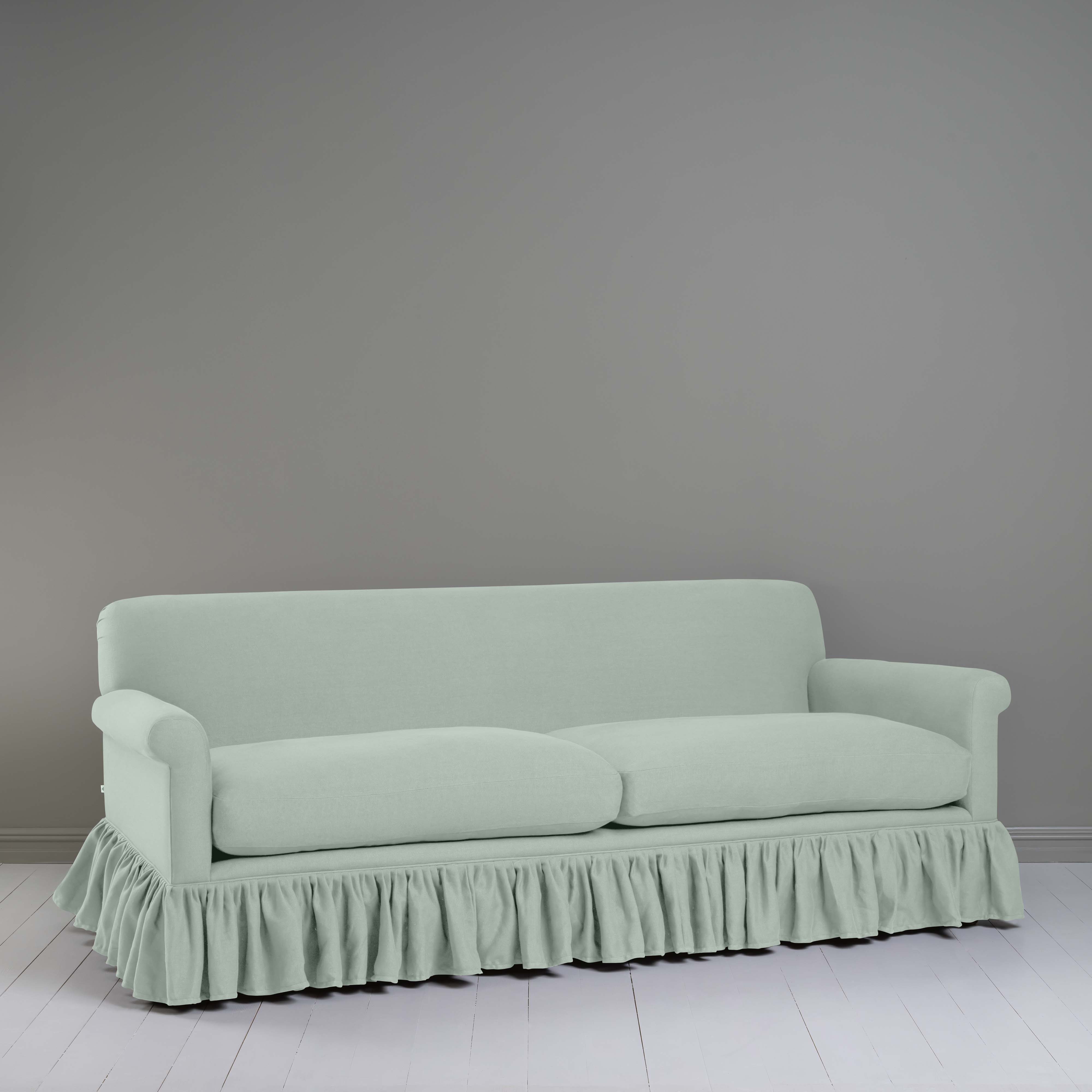  Curtain Call 4 Seater Sofa in Laidback Linen Sky 