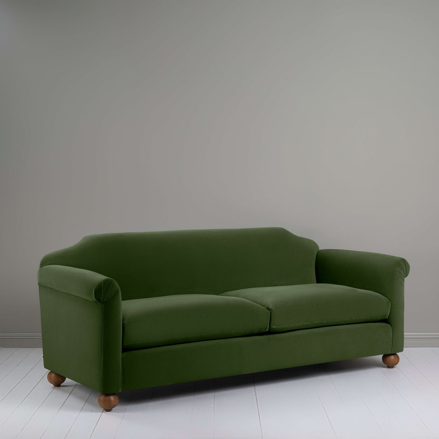 Dolittle 4 seater Sofa in Intelligent Velvet Juniper - Nicola Harding