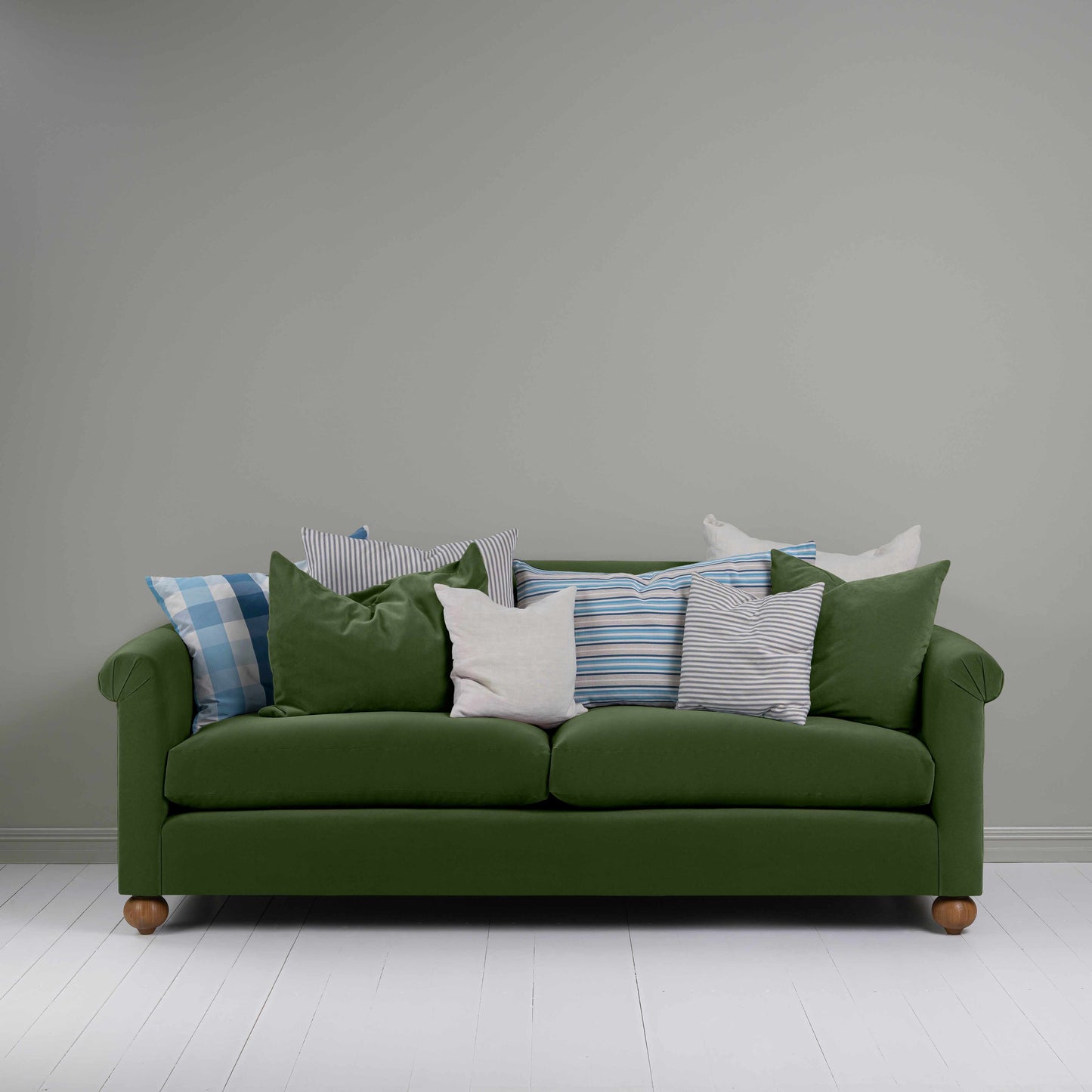 Dolittle 4 seater Sofa in Intelligent Velvet Juniper
