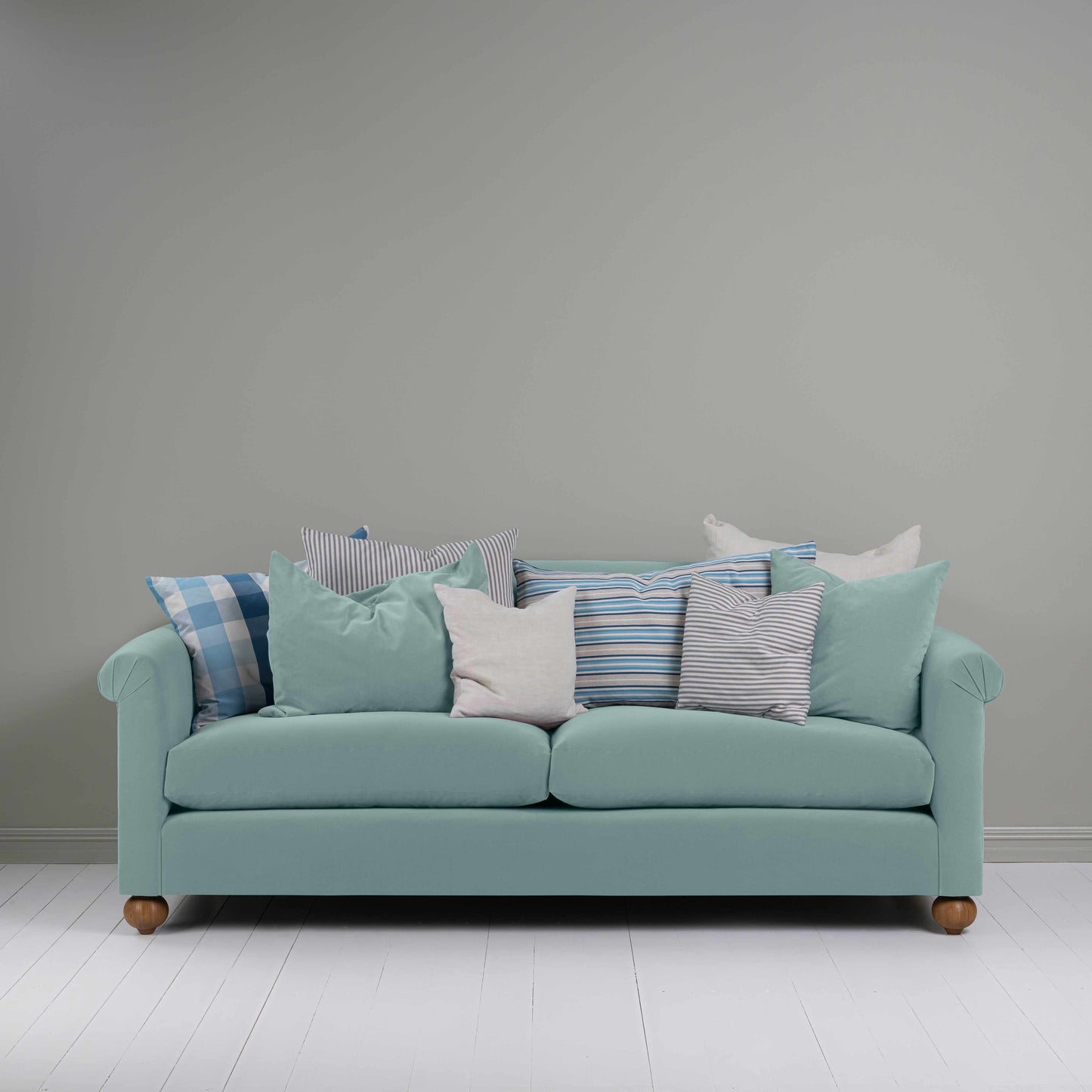 Dolittle 4 seater Sofa in Intelligent Velvet Mineral