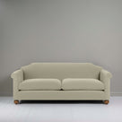 Dolittle 4 seater Sofa in Intelligent Velvet Moonstone, Front View - Nicola Harding