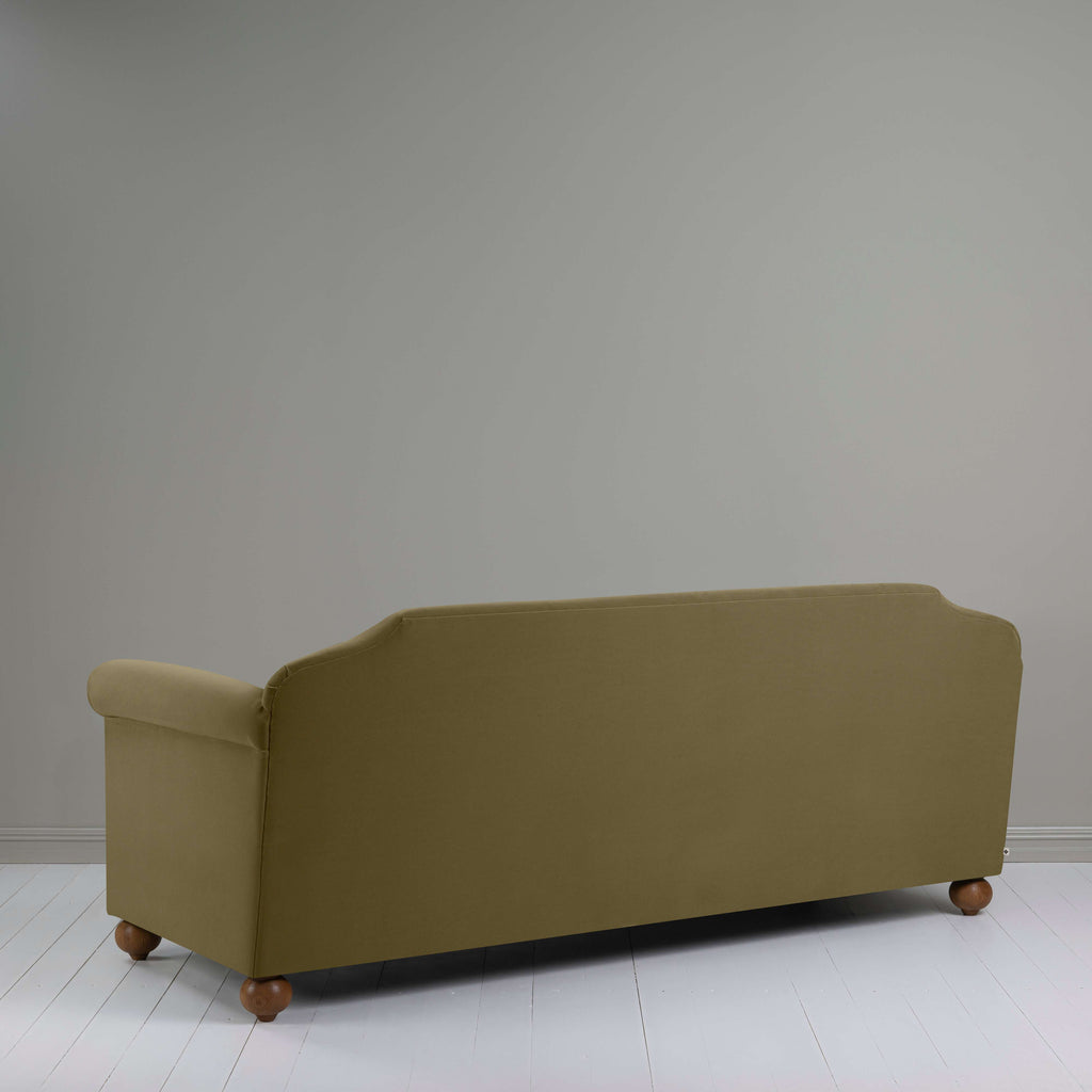 Dolittle 4 seater Sofa in Intelligent Velvet Sepia, Back View - Nicola Harding