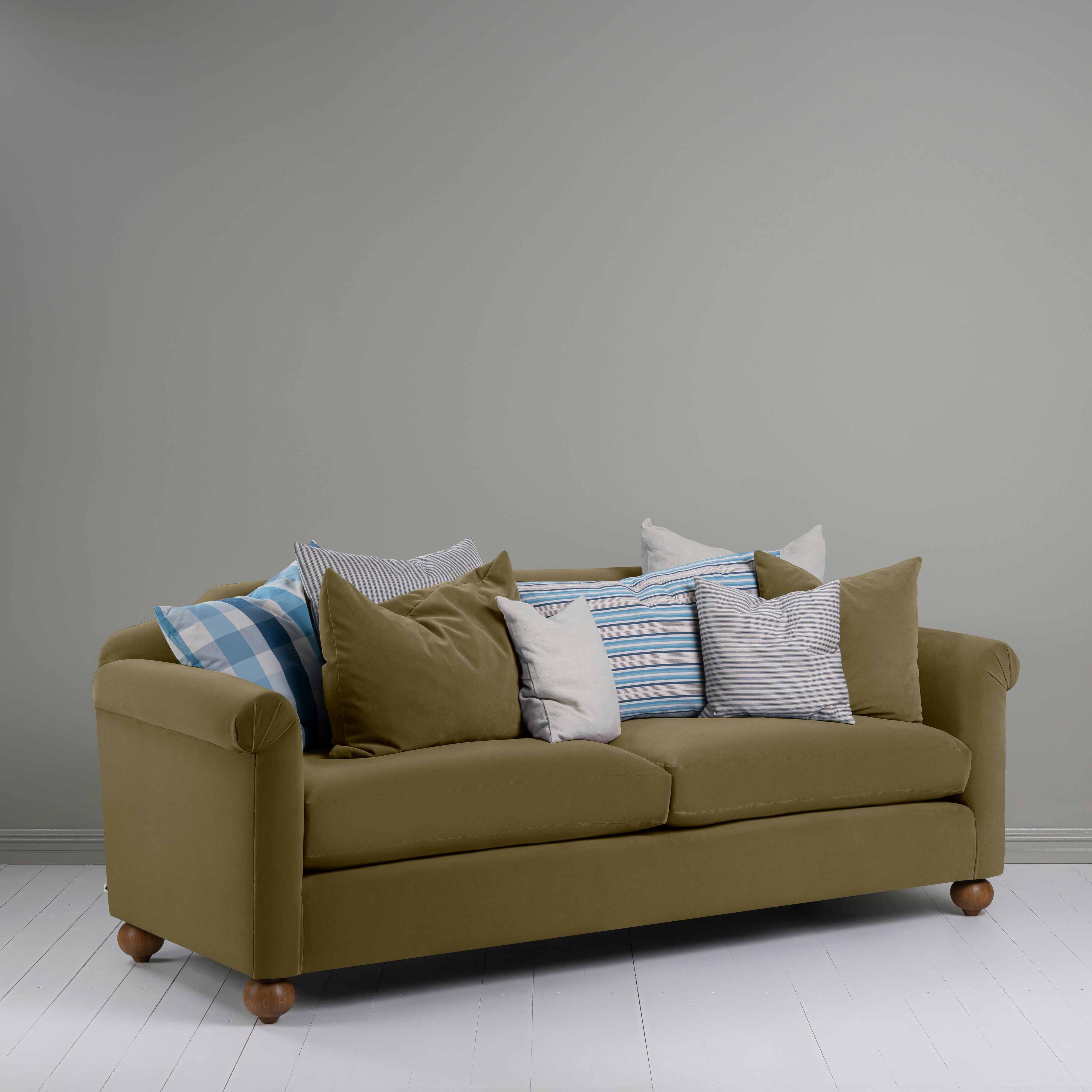  Dolittle 4 seater Sofa in Intelligent Velvet Sepia 