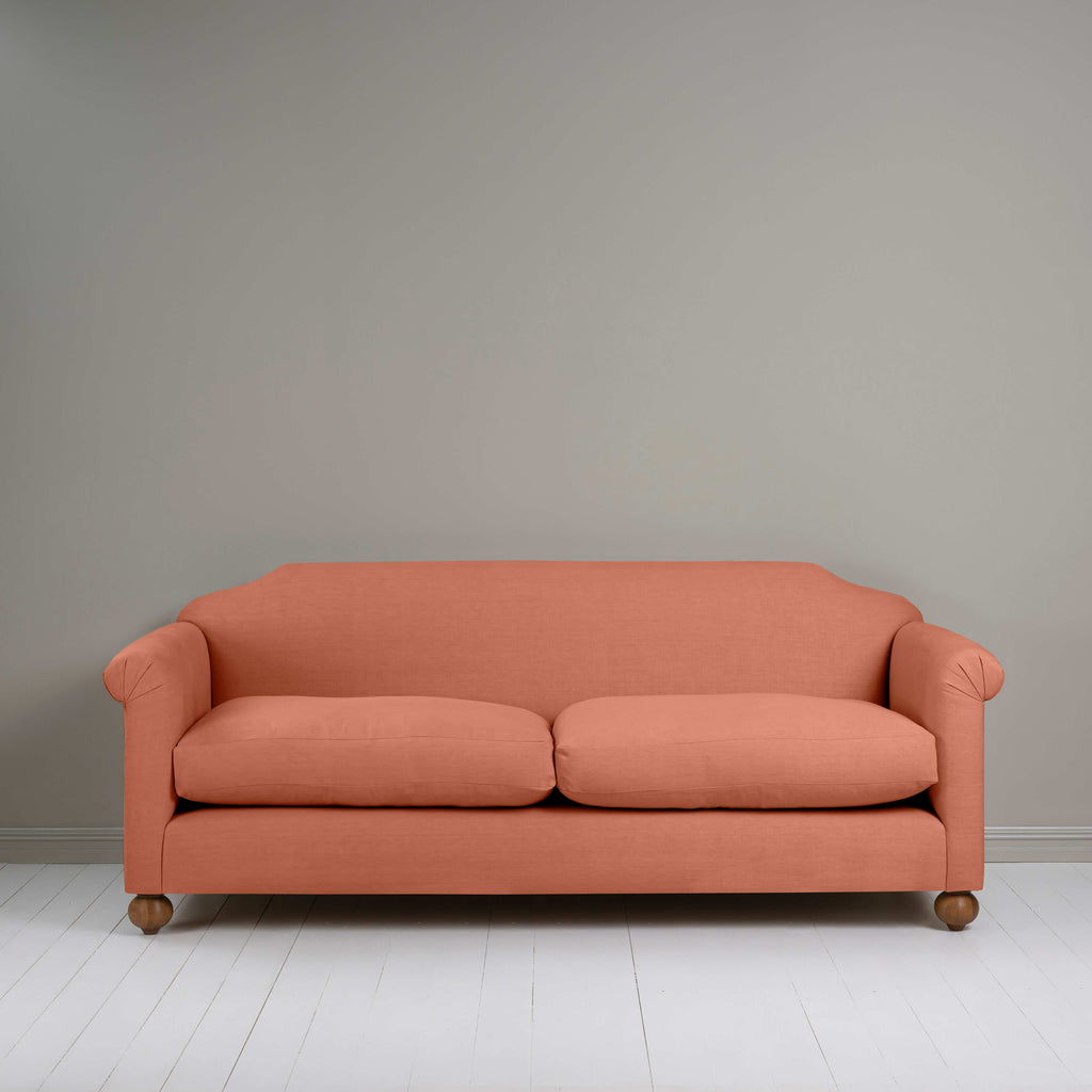  Dolittle 4 seater Sofa in Laidback Linen Cayenne 
