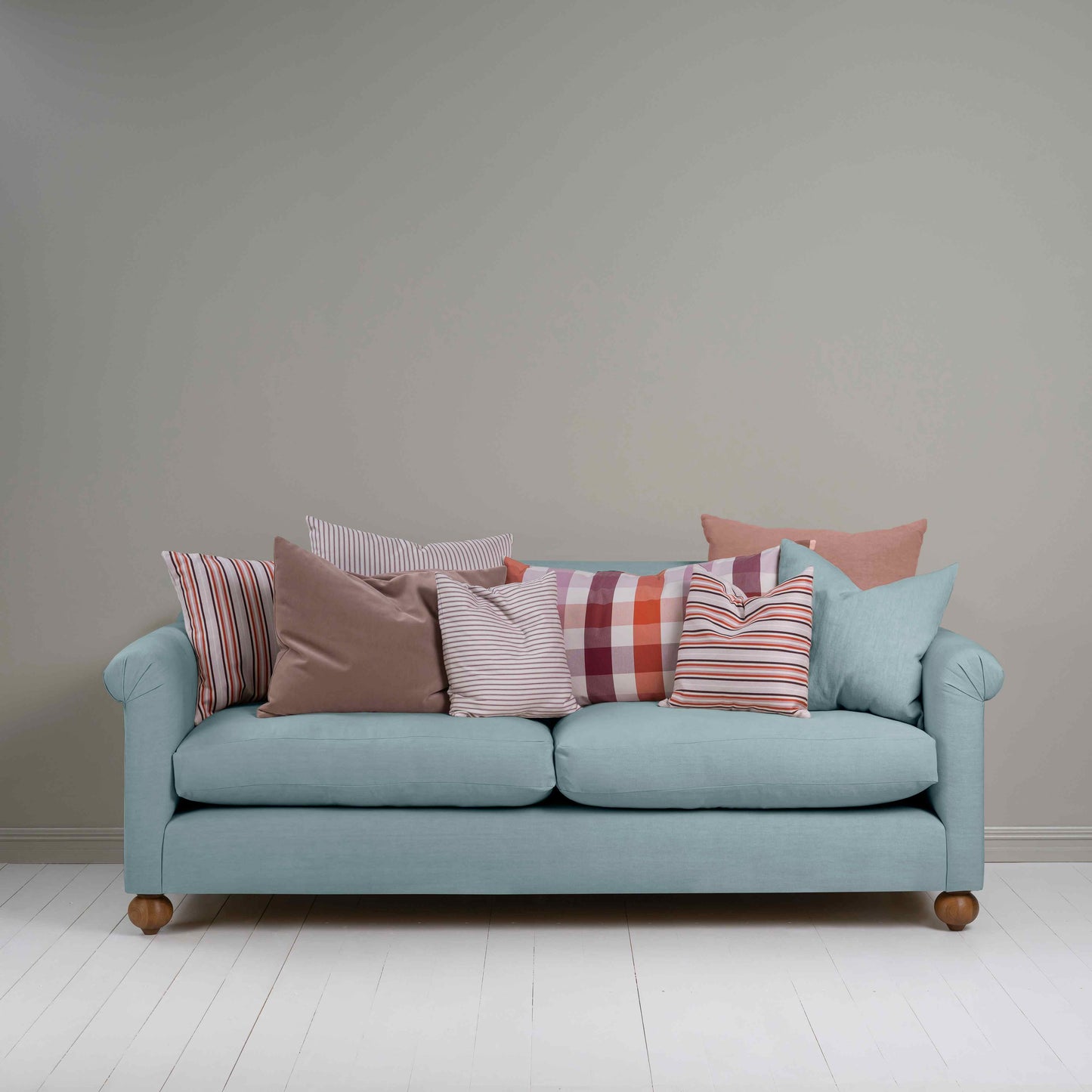 Dolittle 4 seater Sofa in Laidback Linen Cerulean