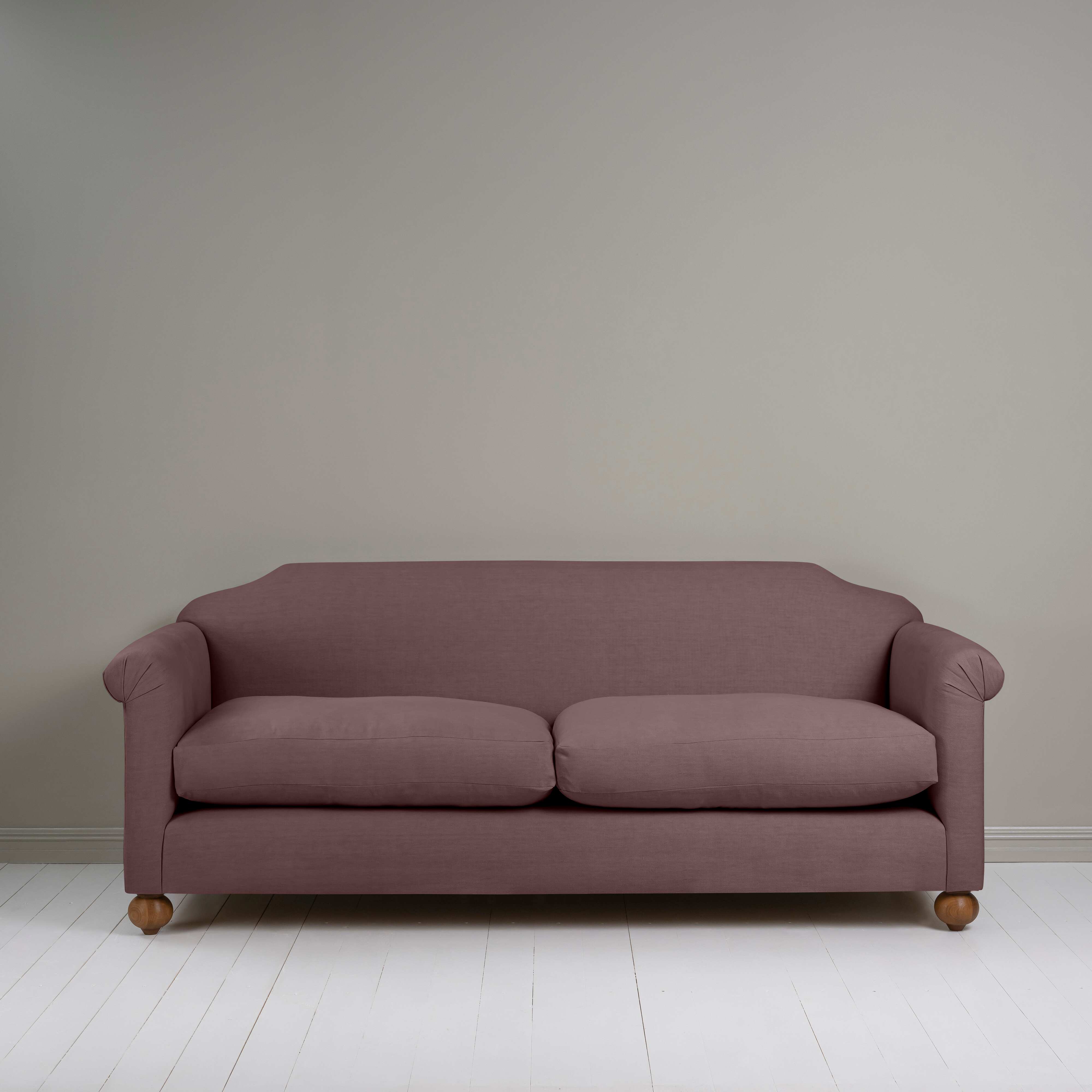  Dolittle 4 seater Sofa in Laidback Linen Damson 
