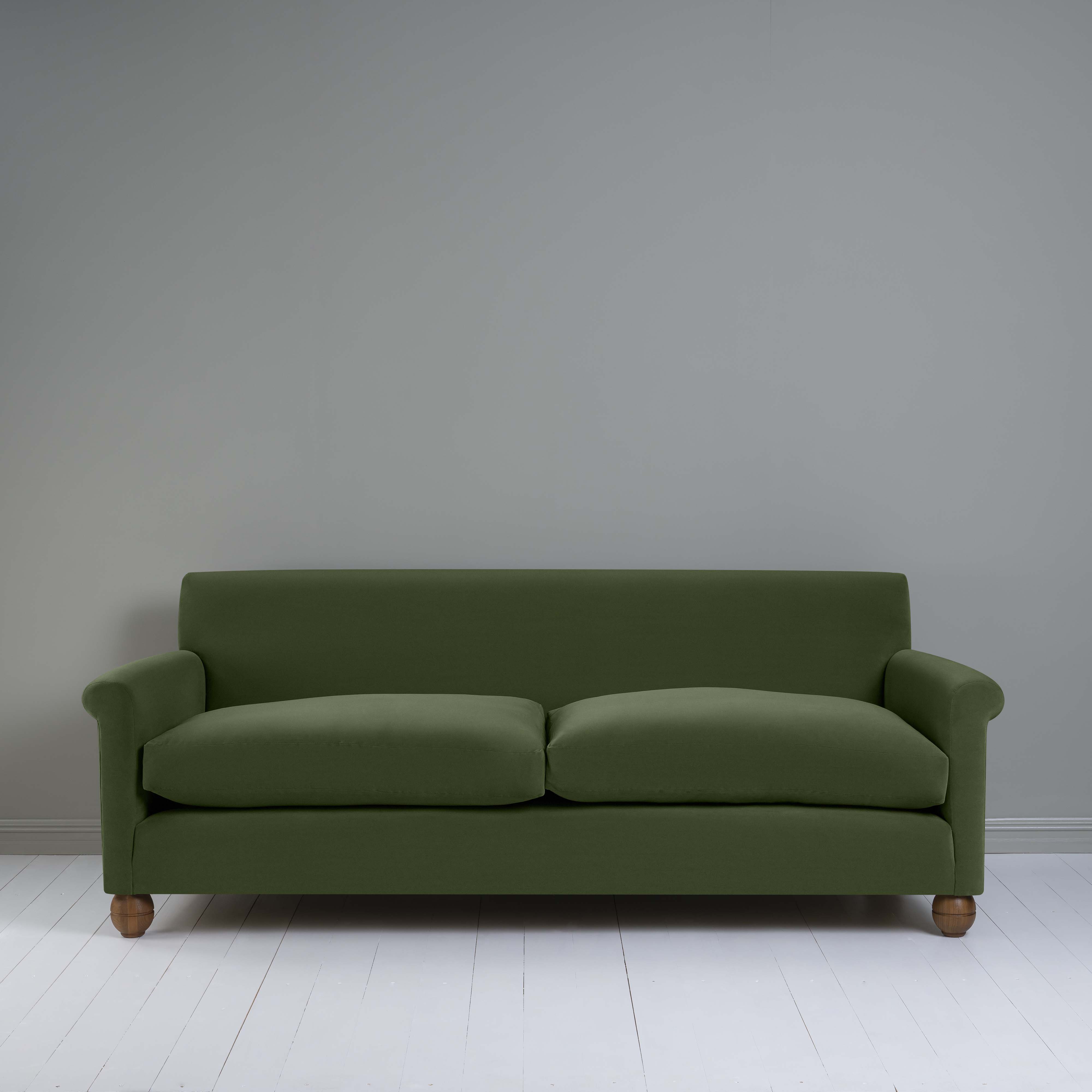  Idler 4 seater sofa in Intelligent Velvet Juniper 