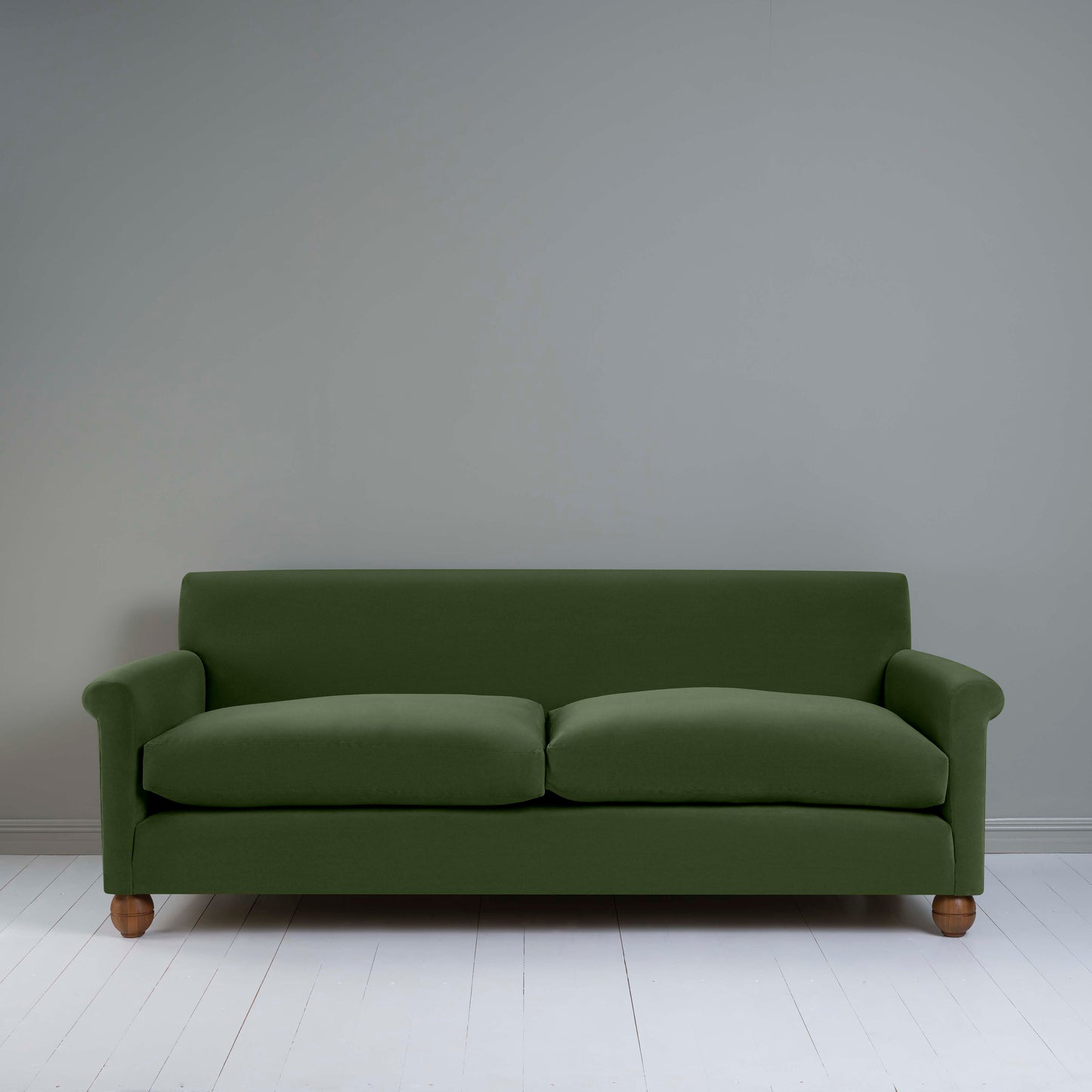 Idler 4 seater sofa in Intelligent Velvet Juniper