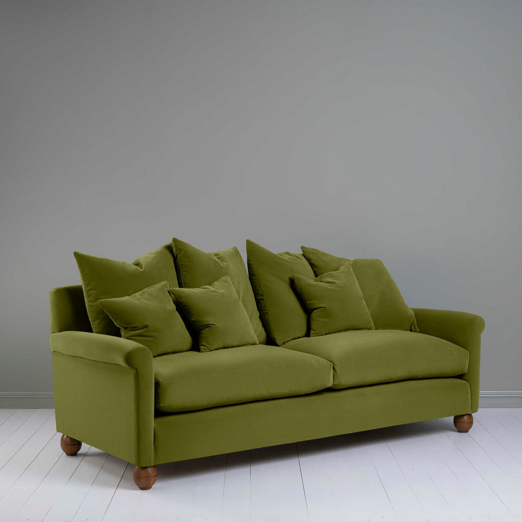  Idler 4 seater sofa in Intelligent Velvet Lawn 
