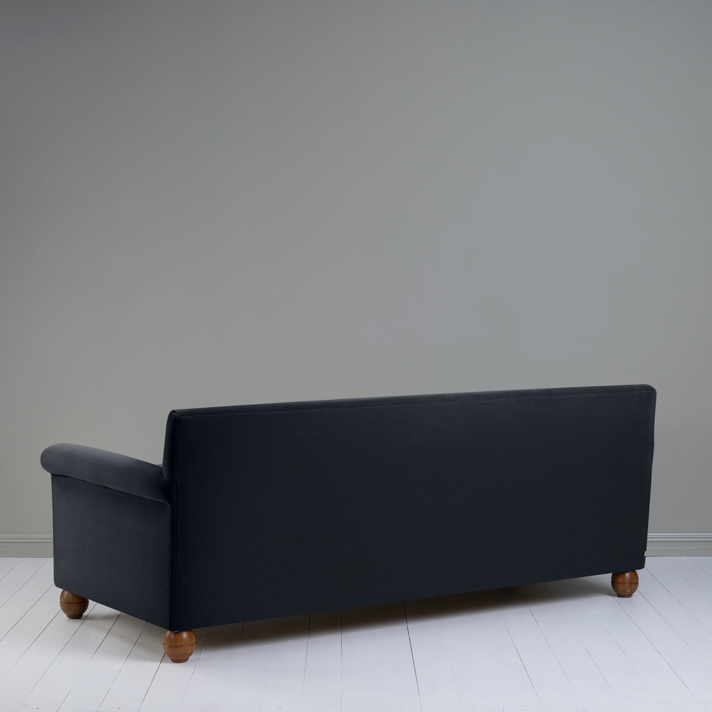  Idler 4 seater sofa in Intelligent Velvet Onyx 