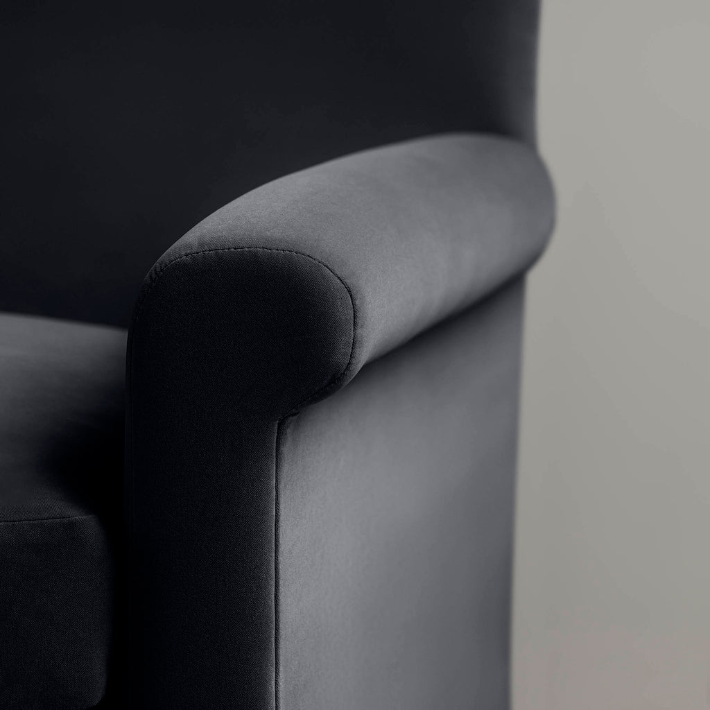 Idler 4 seater sofa in Intelligent Velvet Onyx 