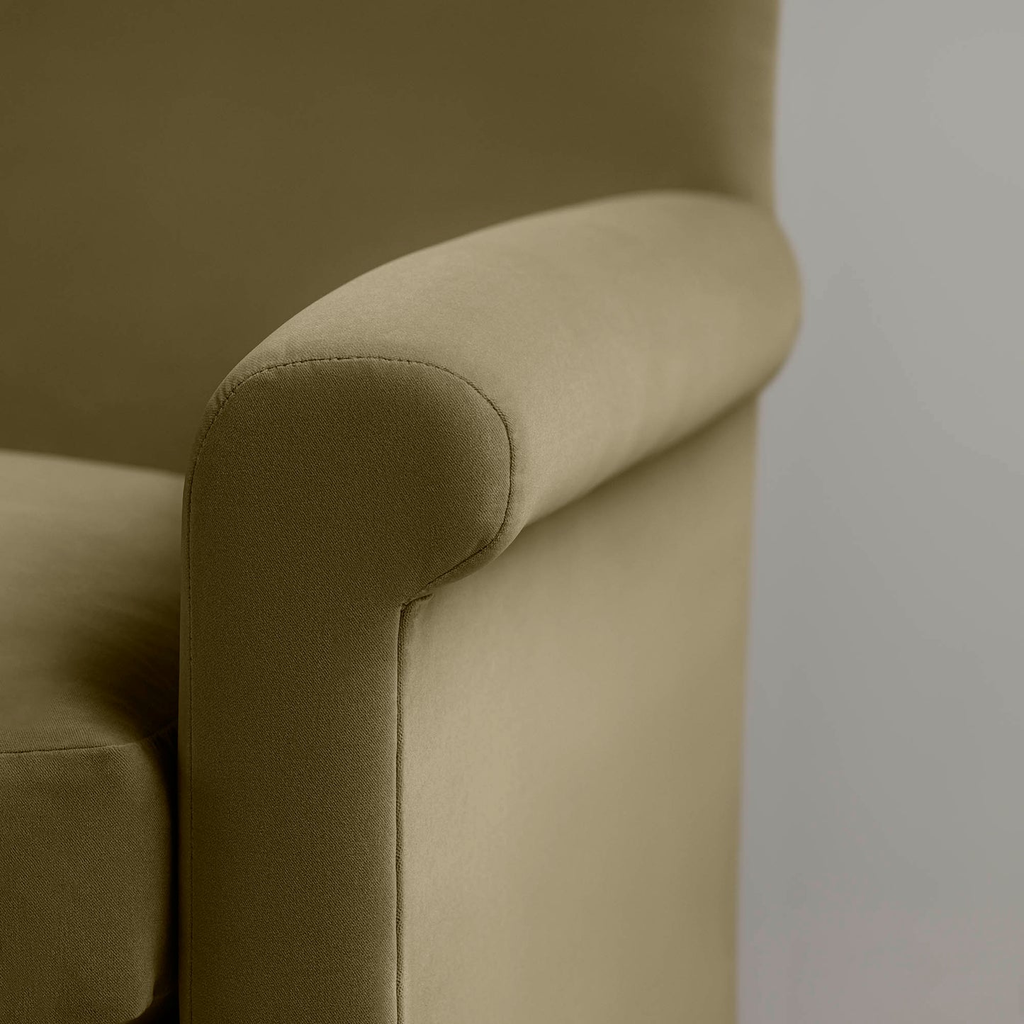 Idler 4 seater sofa in Intelligent Velvet Sepia