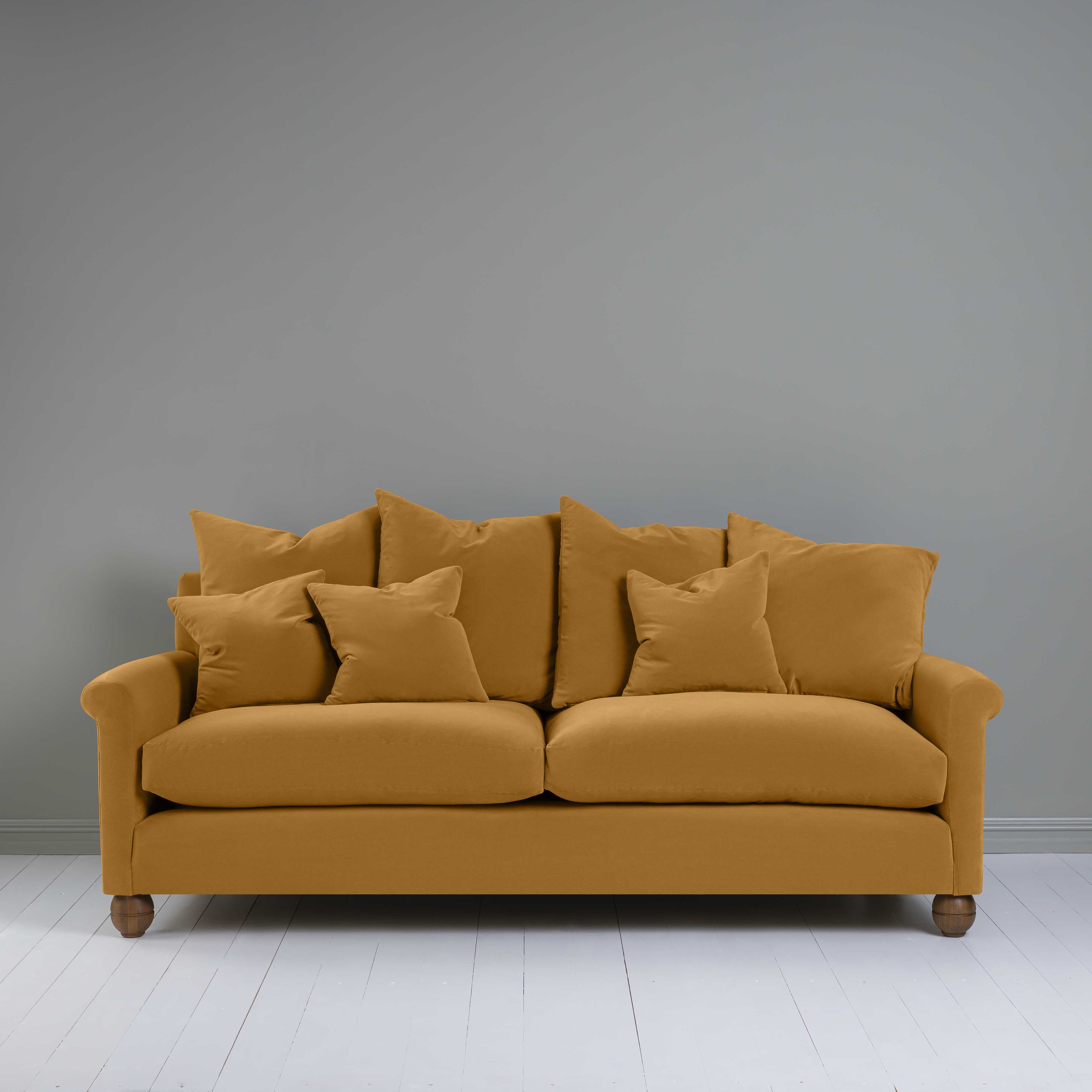  Idler 4 seater sofa in Intelligent Velvet Spice 