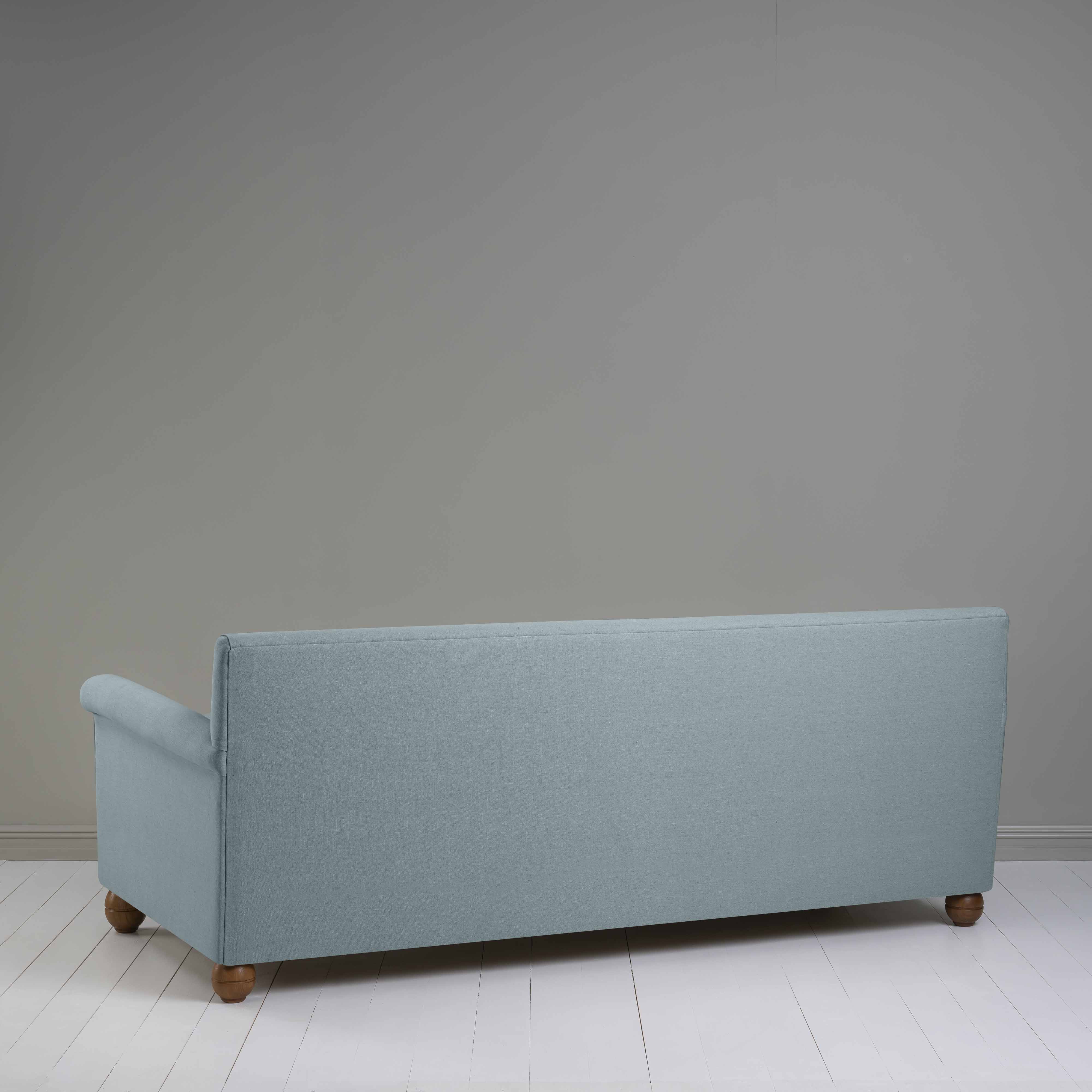  Idler 4 seater sofa in Laidback Linen Cerulean 