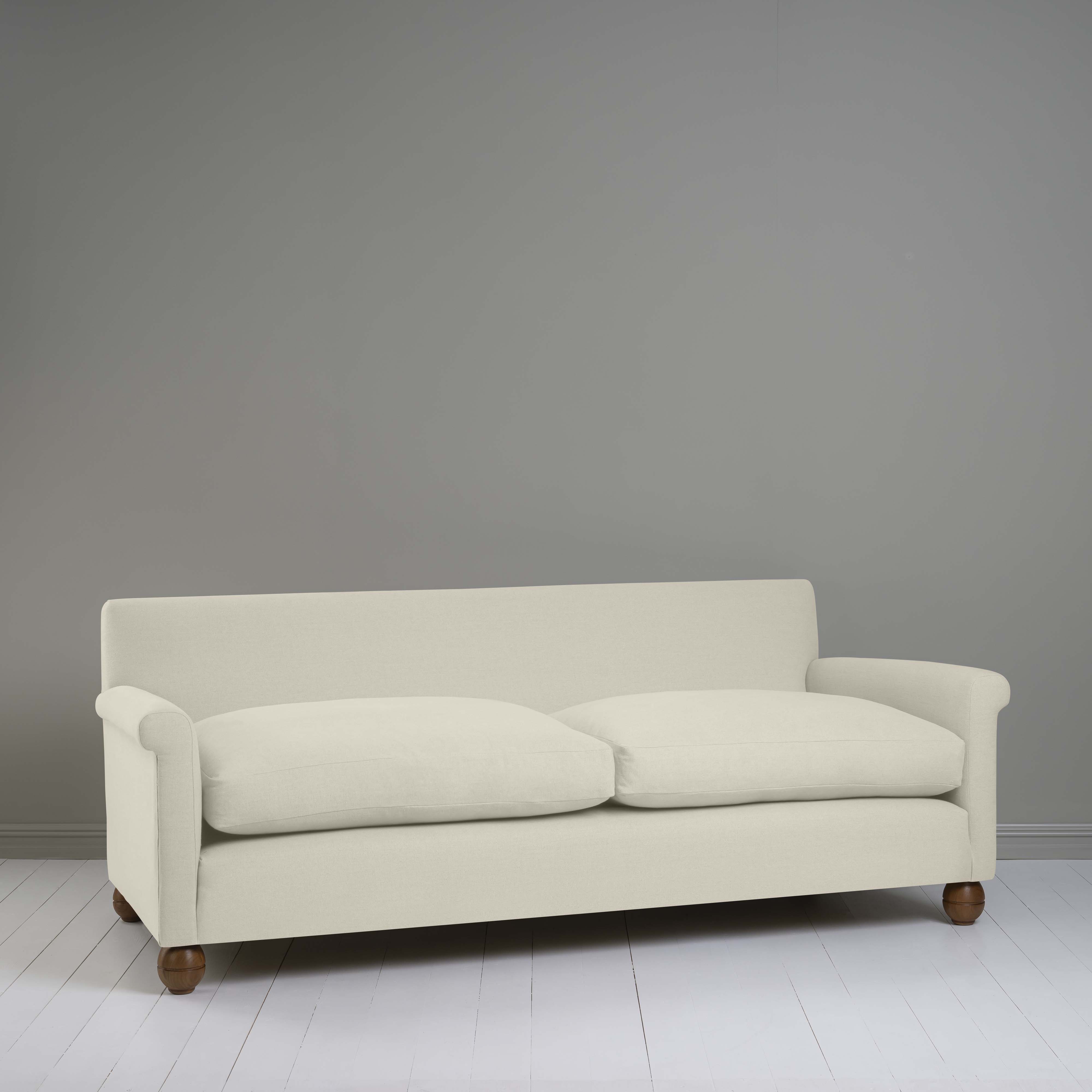 Idler 4 seater sofa in Laidback Linen Dove - Nicola Harding