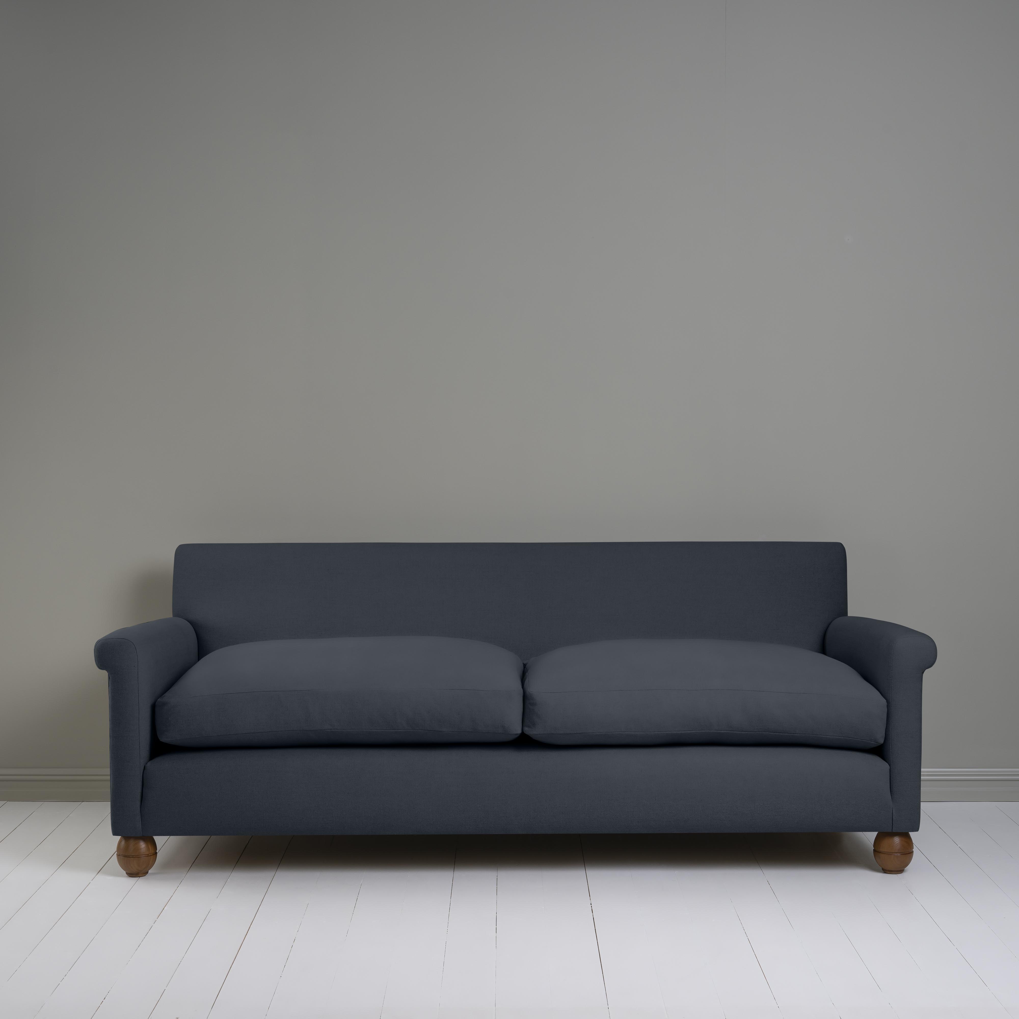  Idler 4 seater sofa in Laidback Linen Midnight 