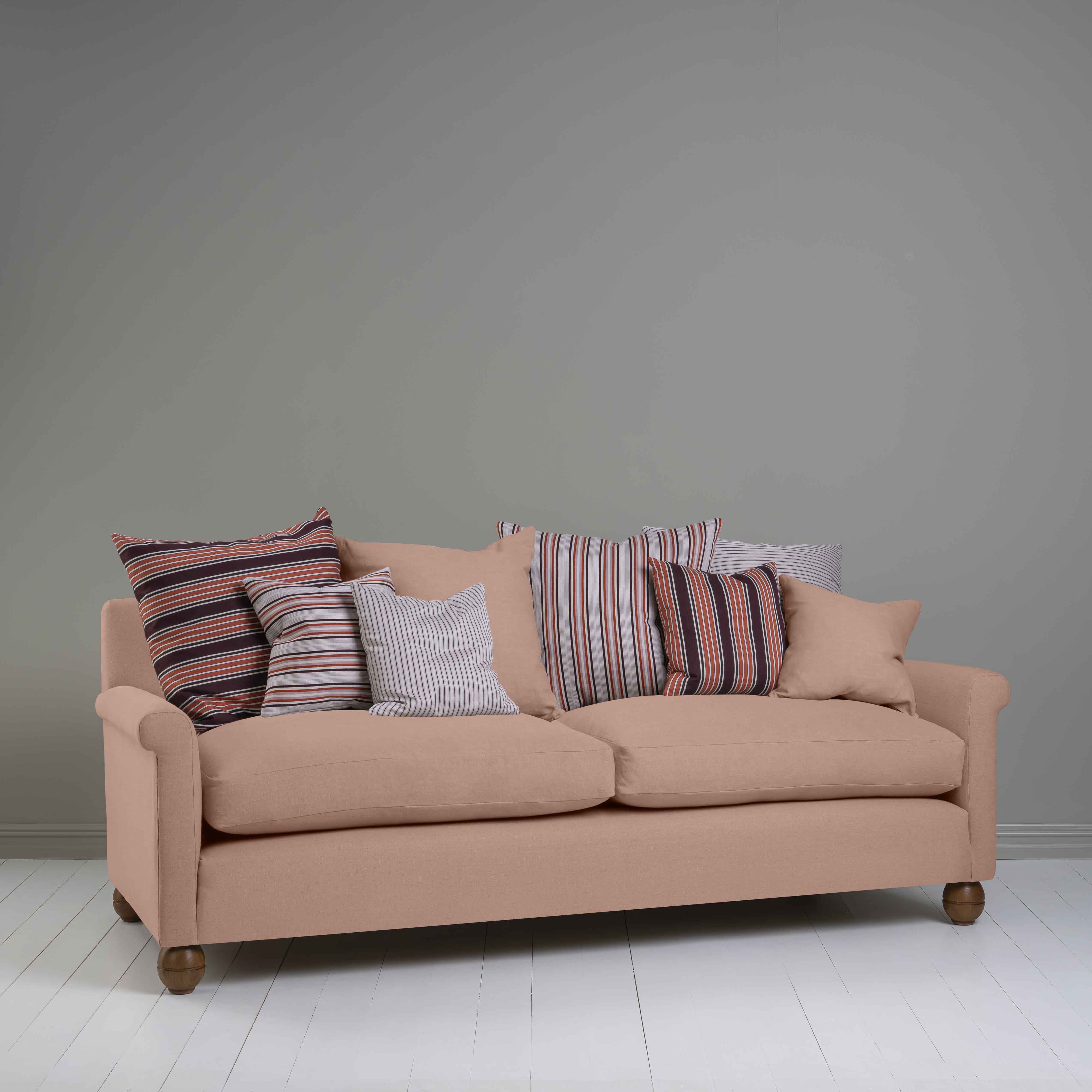  Idler 4 seater sofa in Laidback Linen Roseberry 