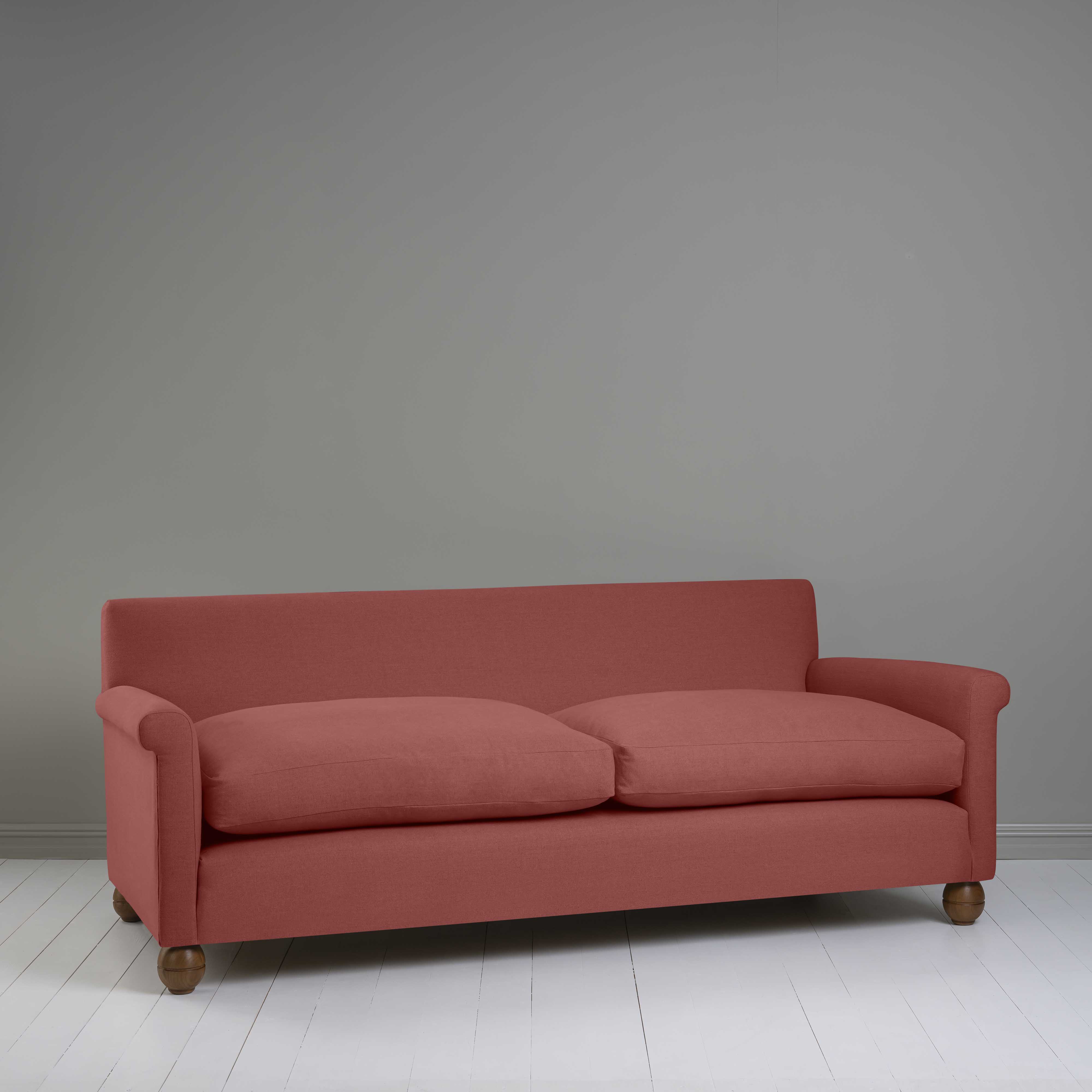  Idler 4 seater sofa in Laidback Linen Rouge 