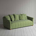 image of More the Merrier 4 Seater Sofa in Colonnade Cotton, Green and Wine