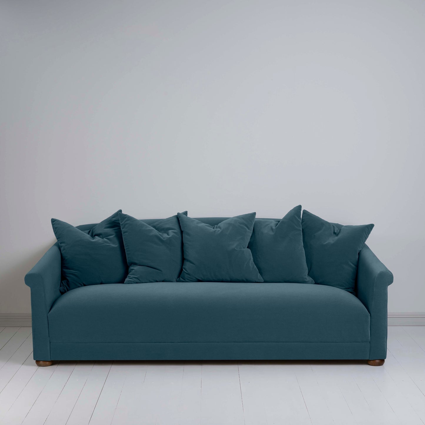 More the Merrier 4 Seater Sofa in Intelligent Velvet Aegean