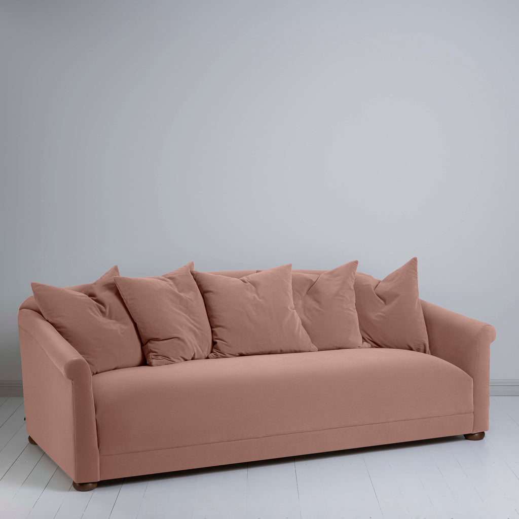  More the Merrier 4 Seater Sofa in Intelligent Velvet Dusky Pink 