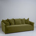 image of More the Merrier 4 Seater Sofa in Intelligent Velvet Lawn