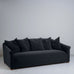 image of More the Merrier 4 Seater Sofa in Intelligent Velvet Onyx