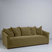 image of More the Merrier 4 Seater Sofa in Intelligent Velvet Sepia