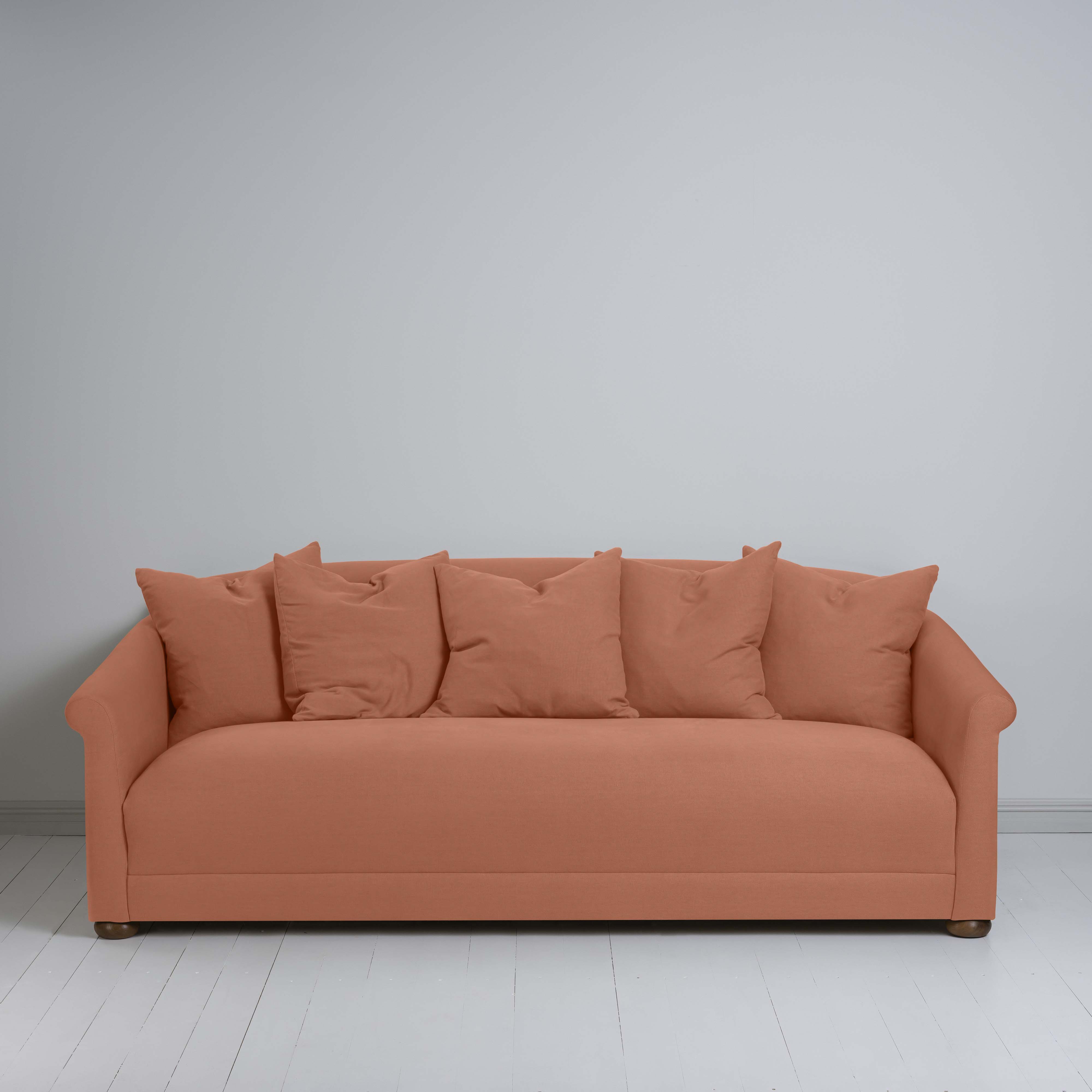 More the Merrier 4 Seater Sofa in Laidback Linen Cayenne 