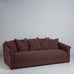 image of More the Merrier 4 Seater Sofa in Laidback Linen Damson