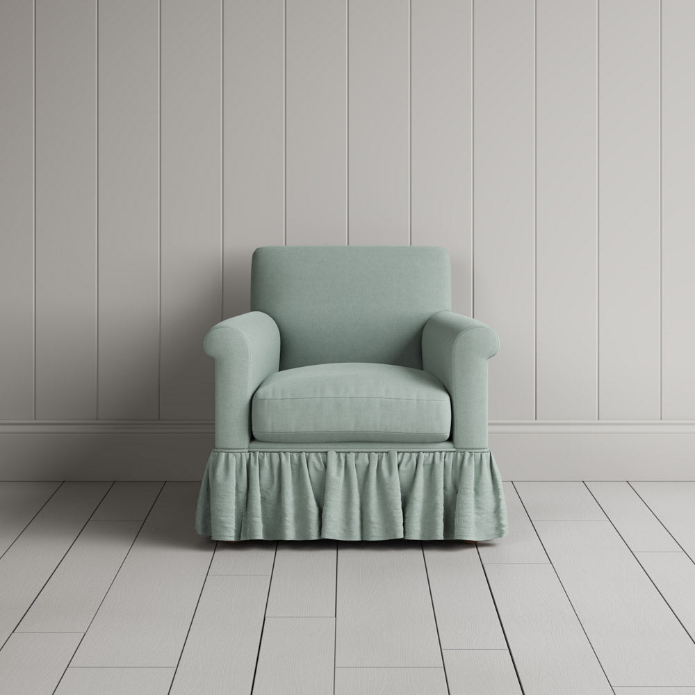 Curtain Call Armchair in Laidback Linen Sky